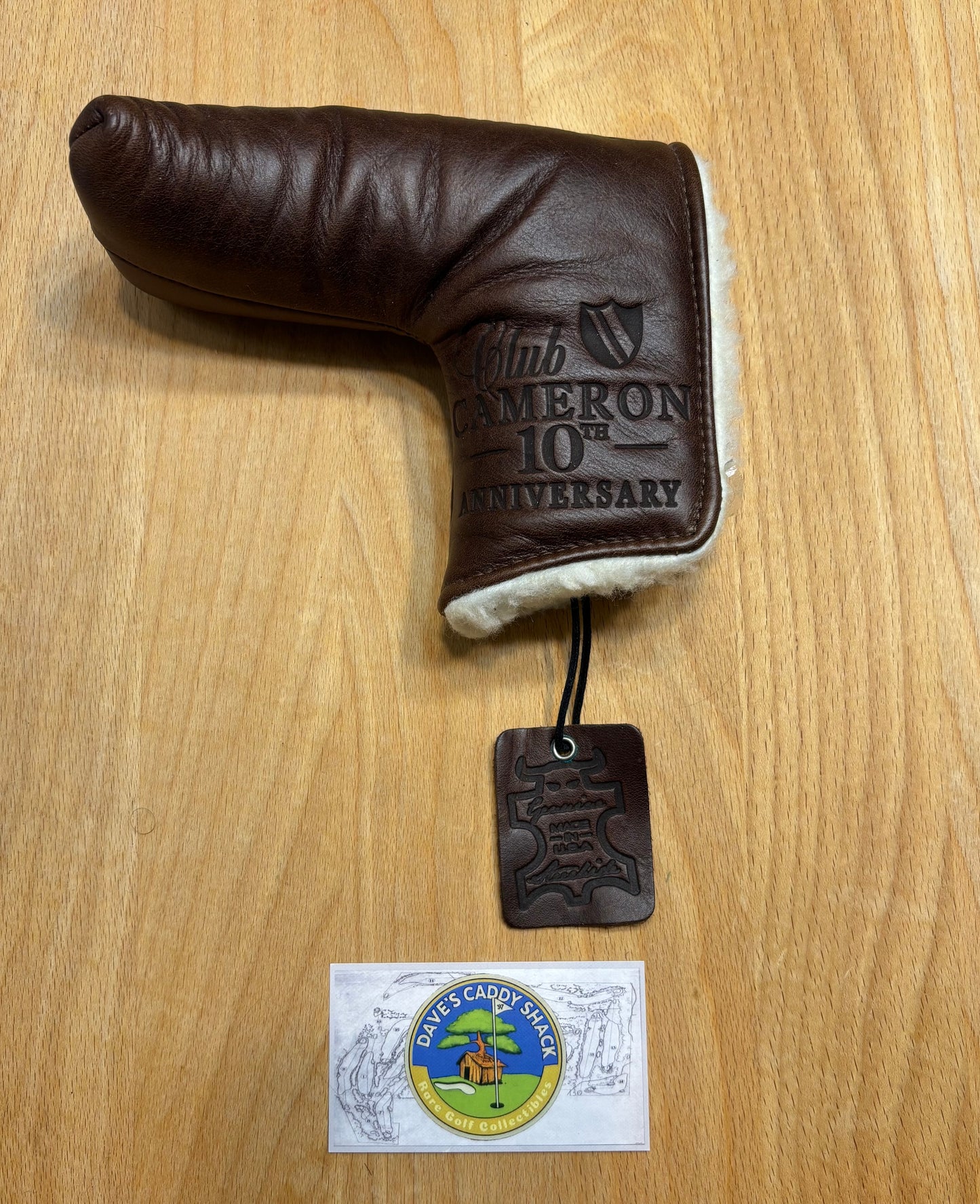 2012 Scotty Cameron Club Cameron Genuine Leather Brown Headcover