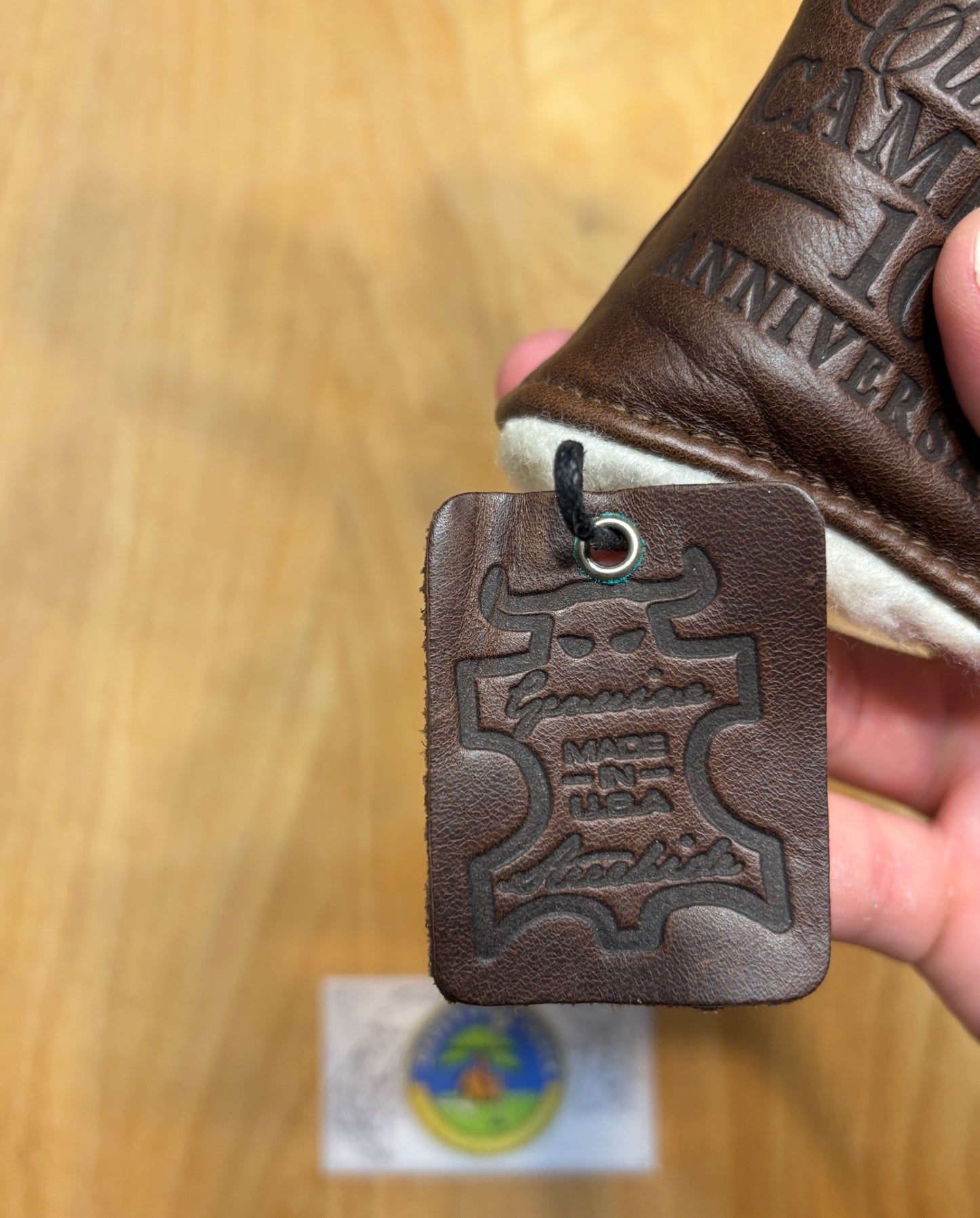 2012 Scotty Cameron Club Cameron Genuine Leather Brown Headcover