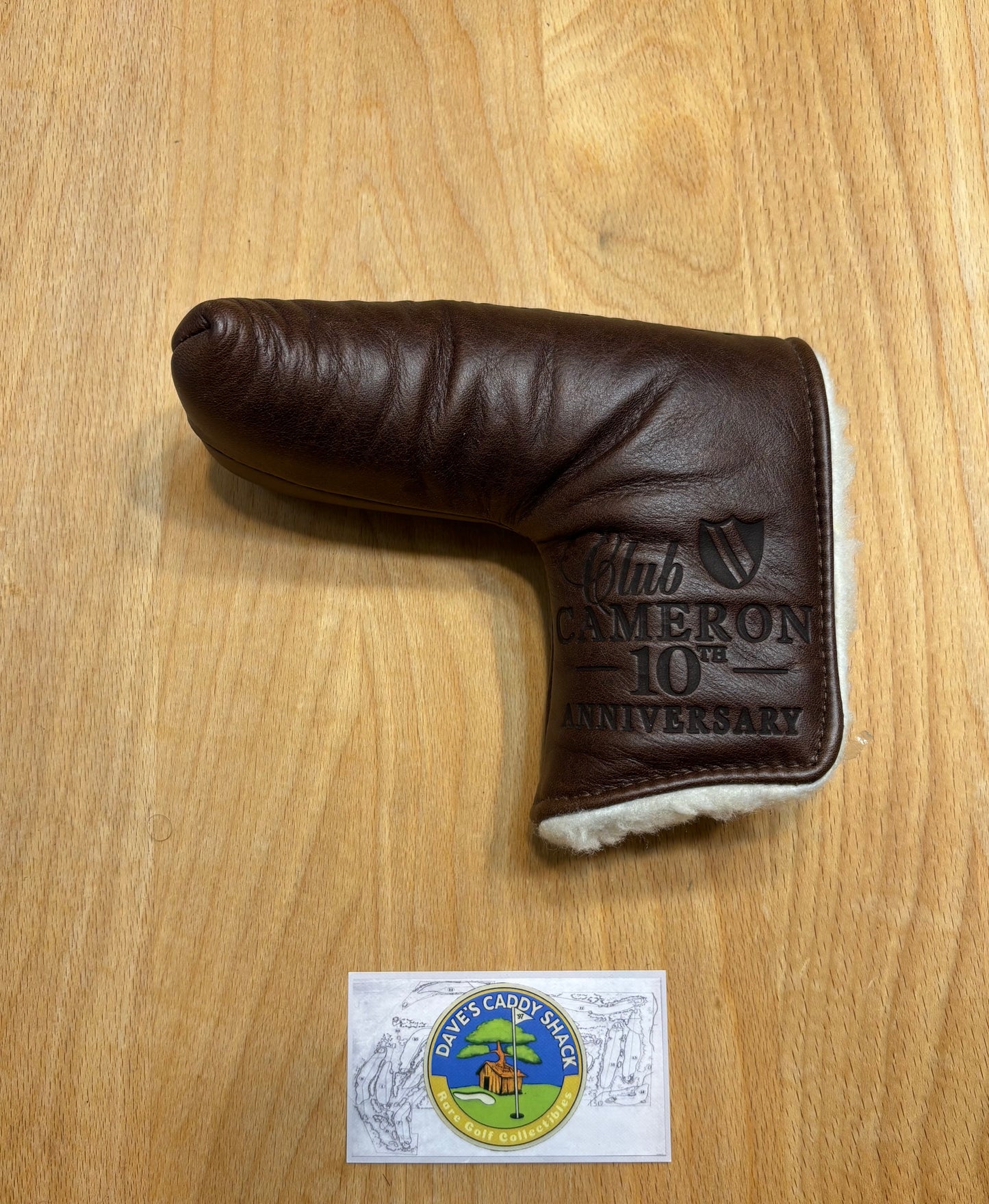 2012 Scotty Cameron Club Cameron Genuine Leather Brown Headcover