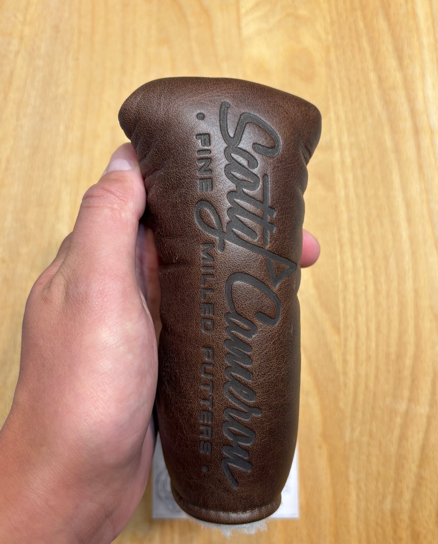 2012 Scotty Cameron Club Cameron Genuine Leather Brown Headcover