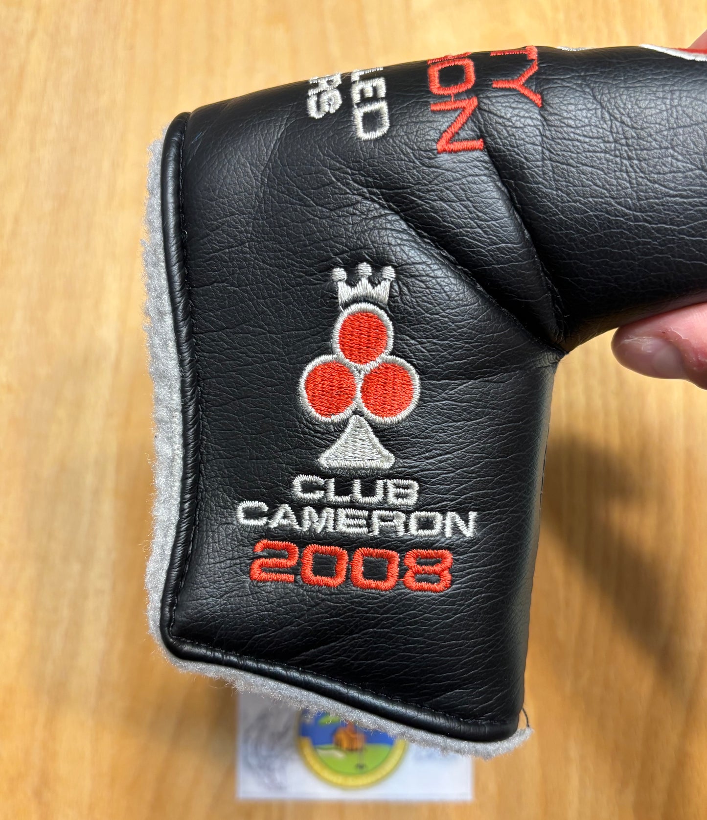 2008 Scotty Cameron Club Cameron Black Headcover