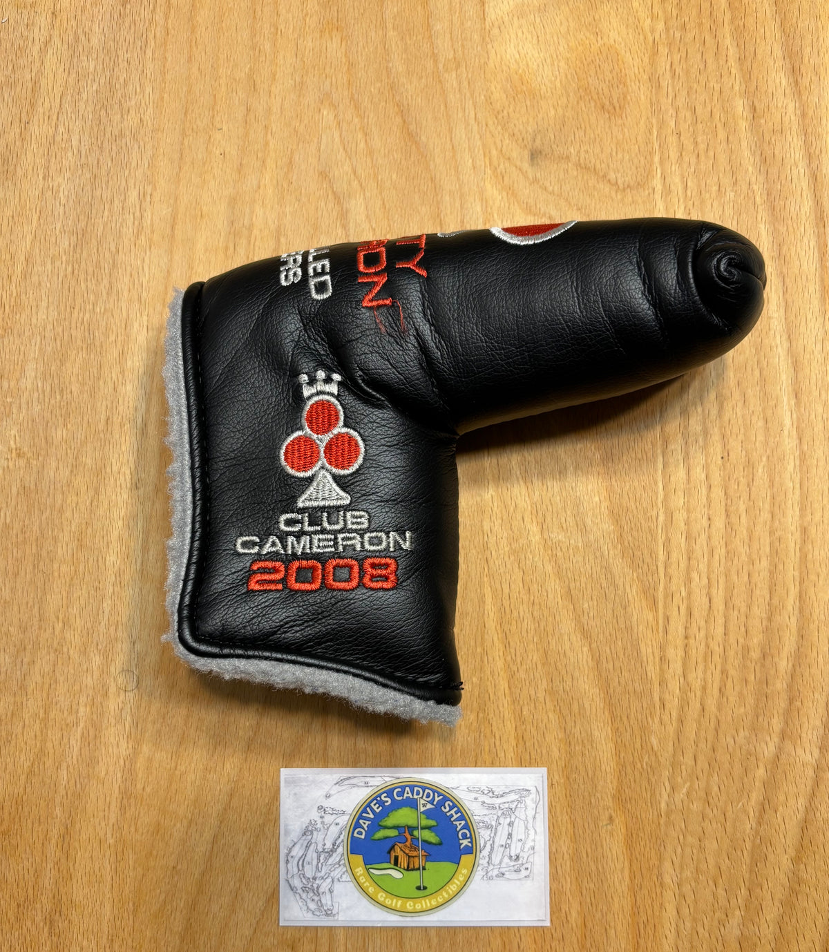 2008 Scotty Cameron Club Cameron Black Headcover