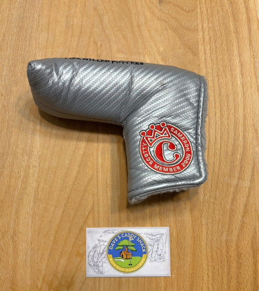 2006 Scotty Cameron Club Cameron Dancing Logo Silver Headcover