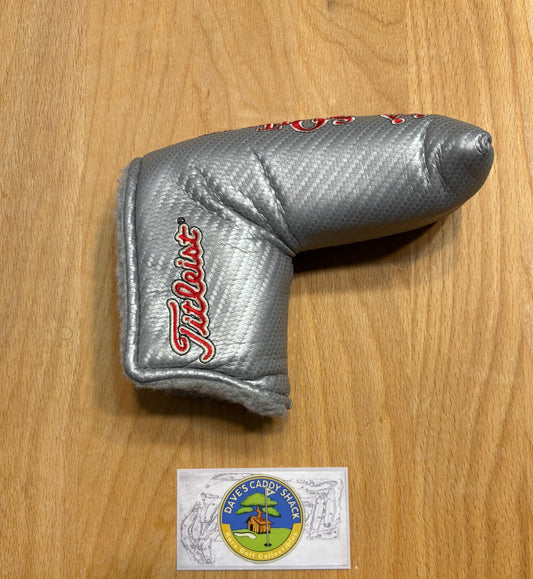 2006 Scotty Cameron Club Cameron Dancing Logo Silver Headcover