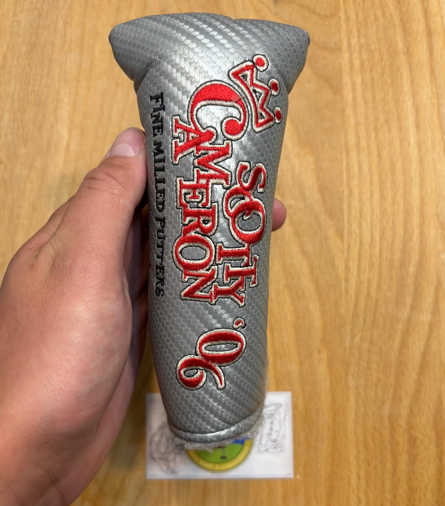 2006 Scotty Cameron Club Cameron Dancing Logo Silver Headcover