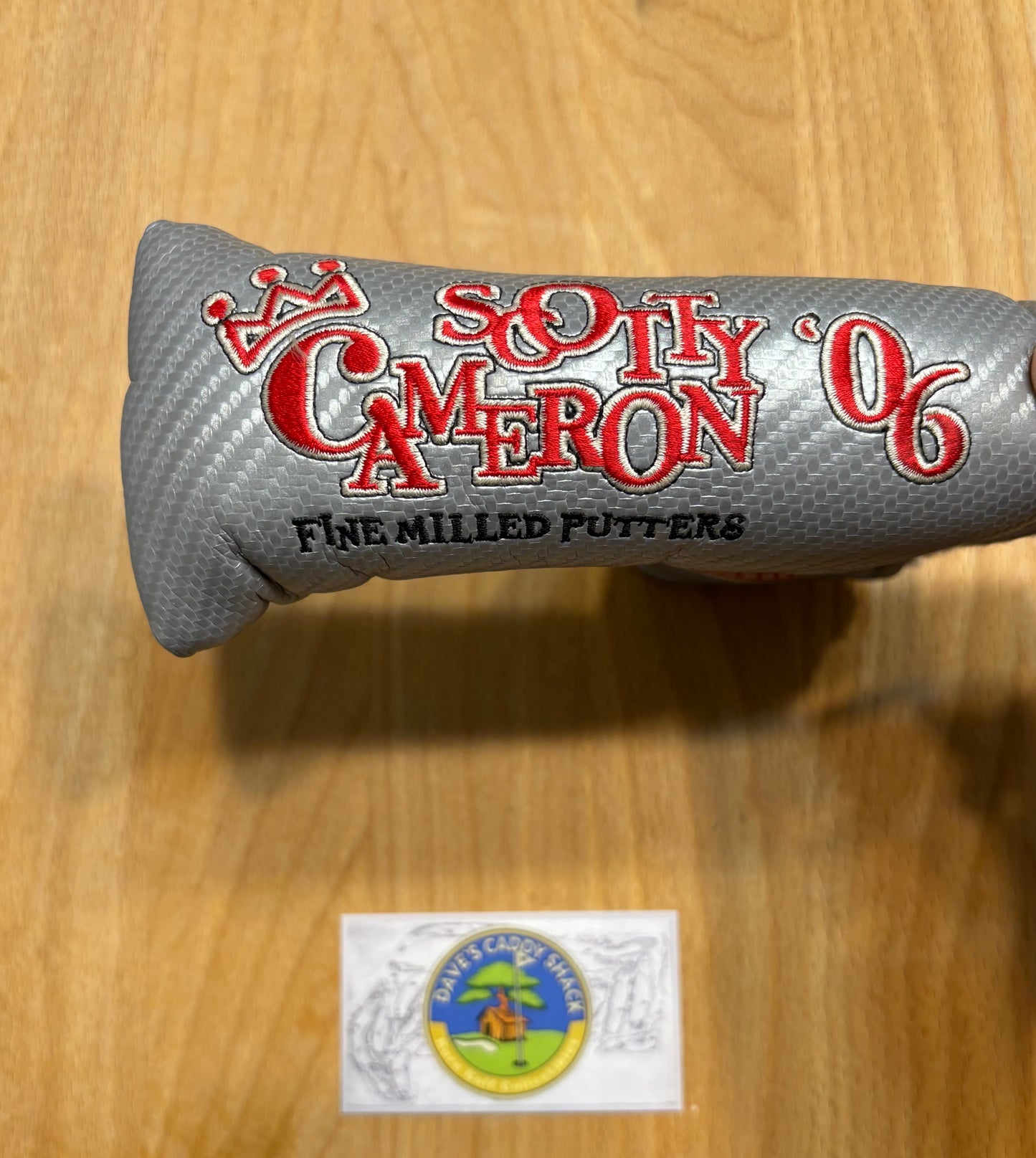 2006 Scotty Cameron Club Cameron Dancing Logo Silver Headcover