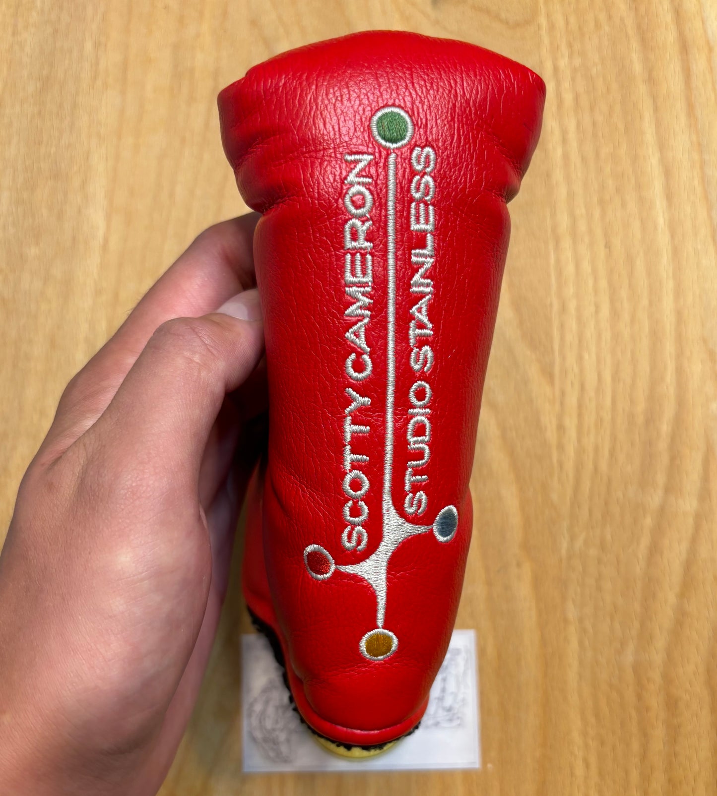 2002 Scotty Cameron Studio Stainless Red Headcover