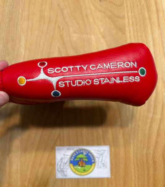 2002 Scotty Cameron Studio Stainless Red Headcover