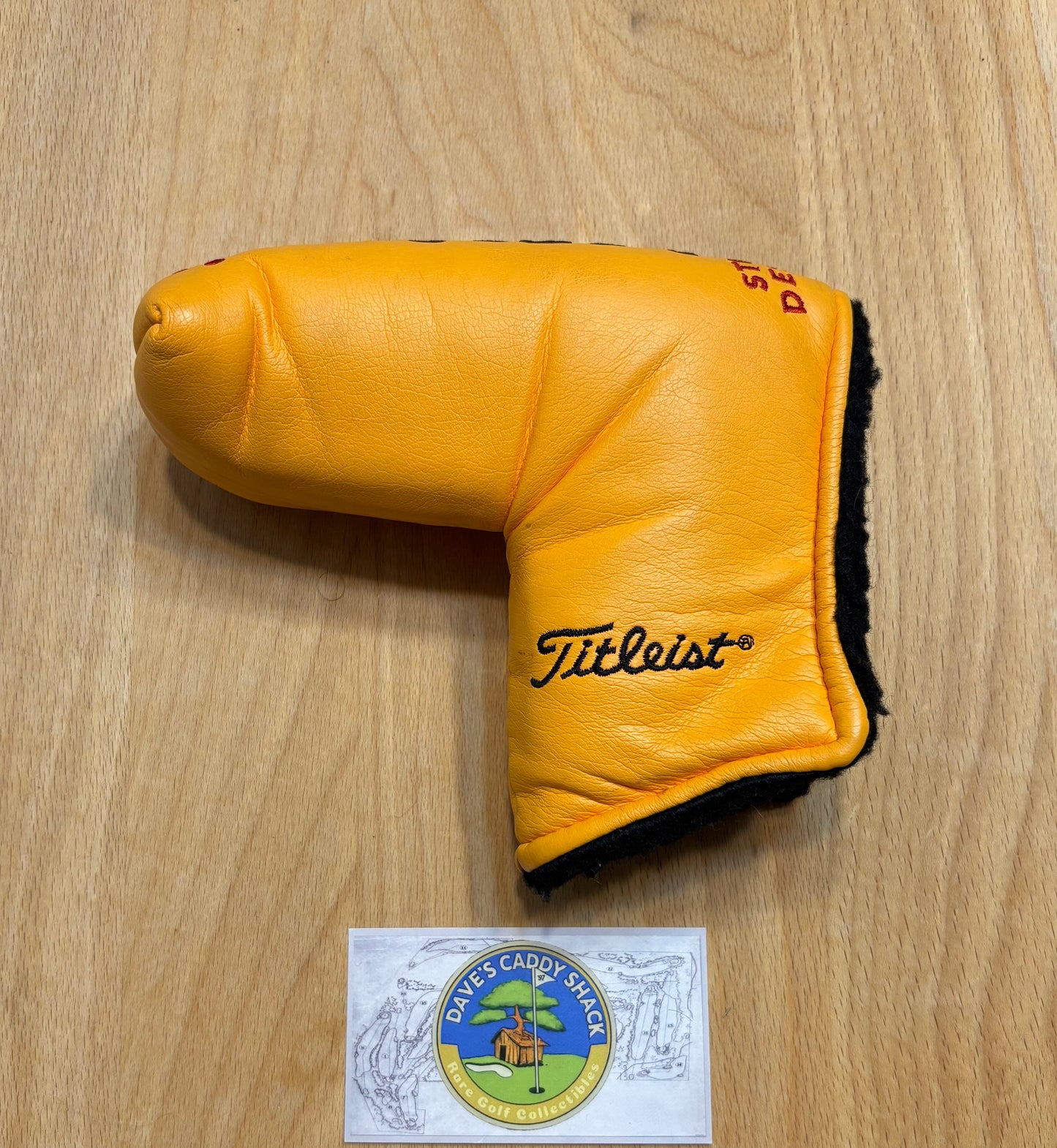 2001 Scotty Cameron Studio Design Yellow Headcover