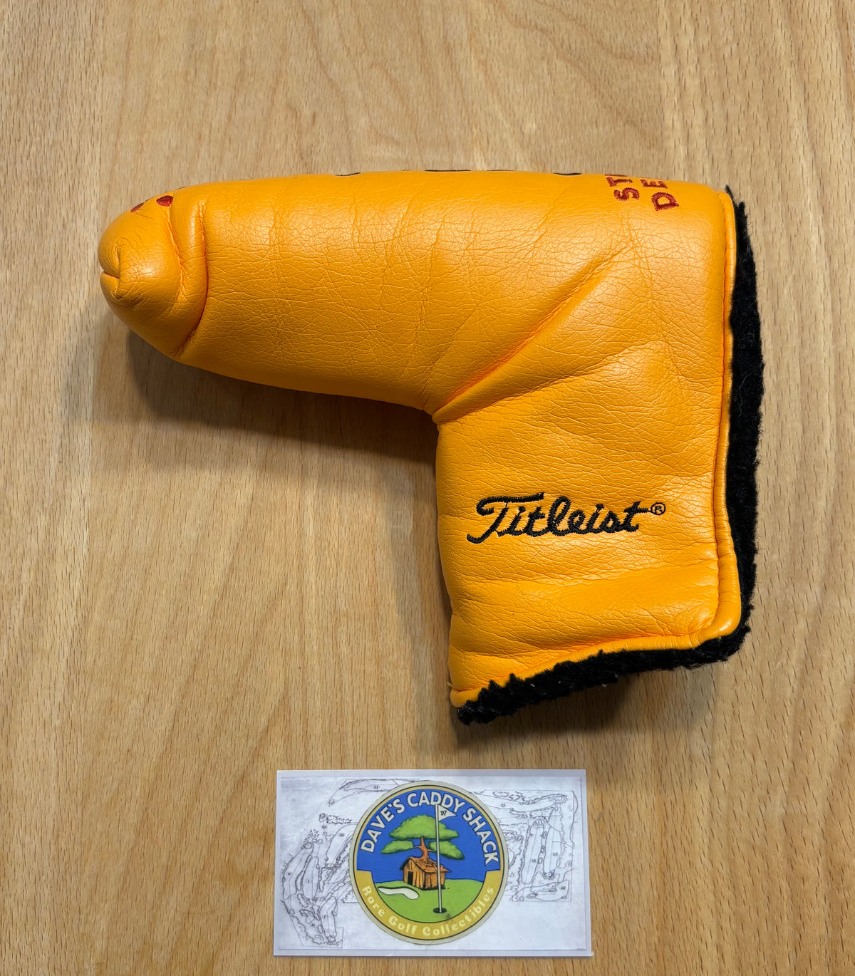 2001 Scotty Cameron Studio Design Yellow Headcover