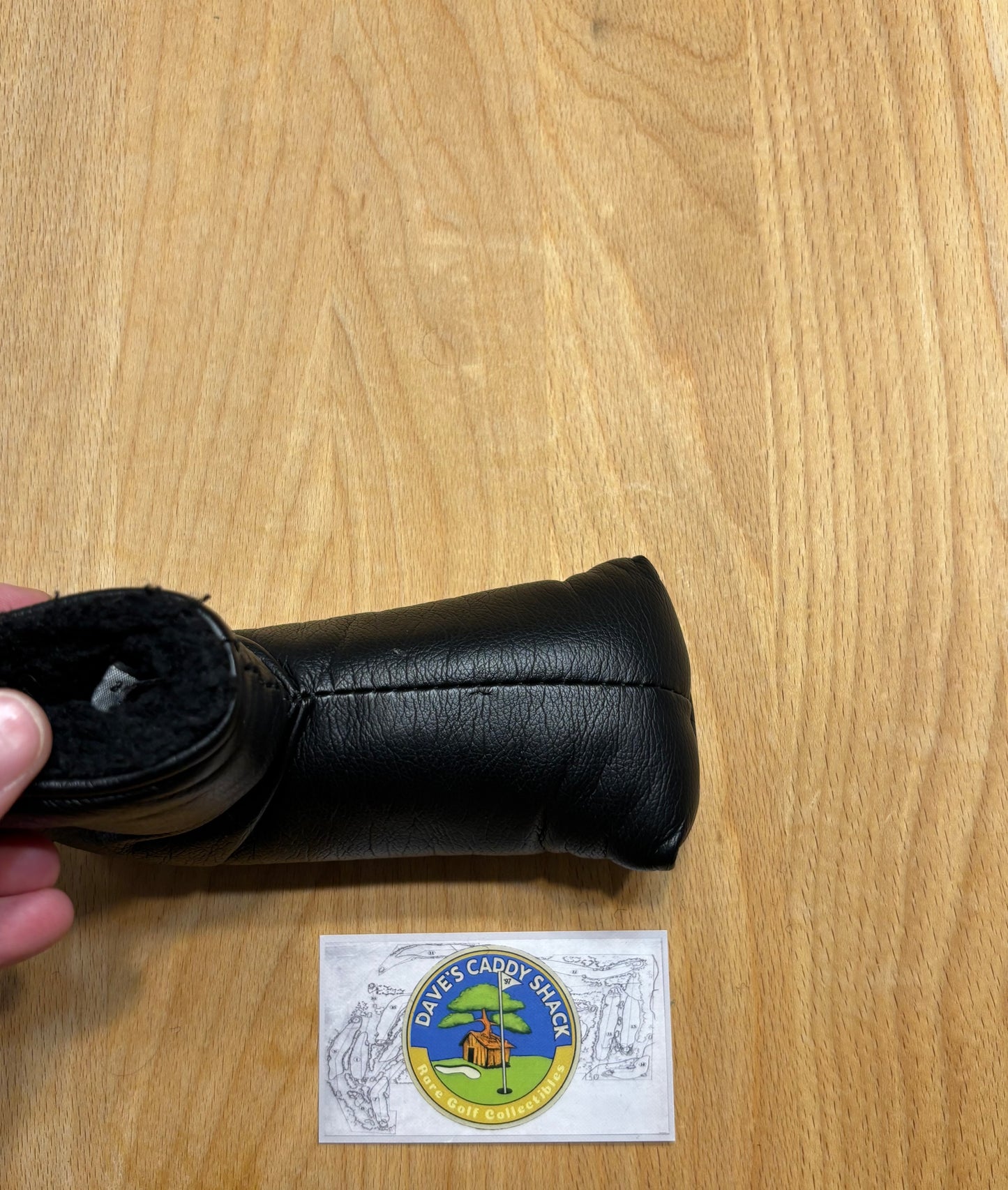 1990s Scotty Cameron Milled Putters NOS Black Leather Headcover