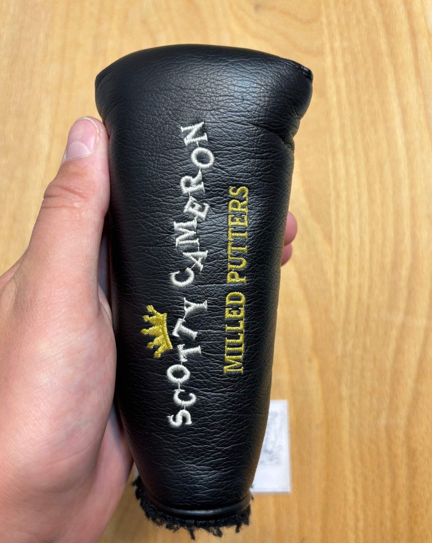 1990s Scotty Cameron Milled Putters NOS Black Leather Headcover