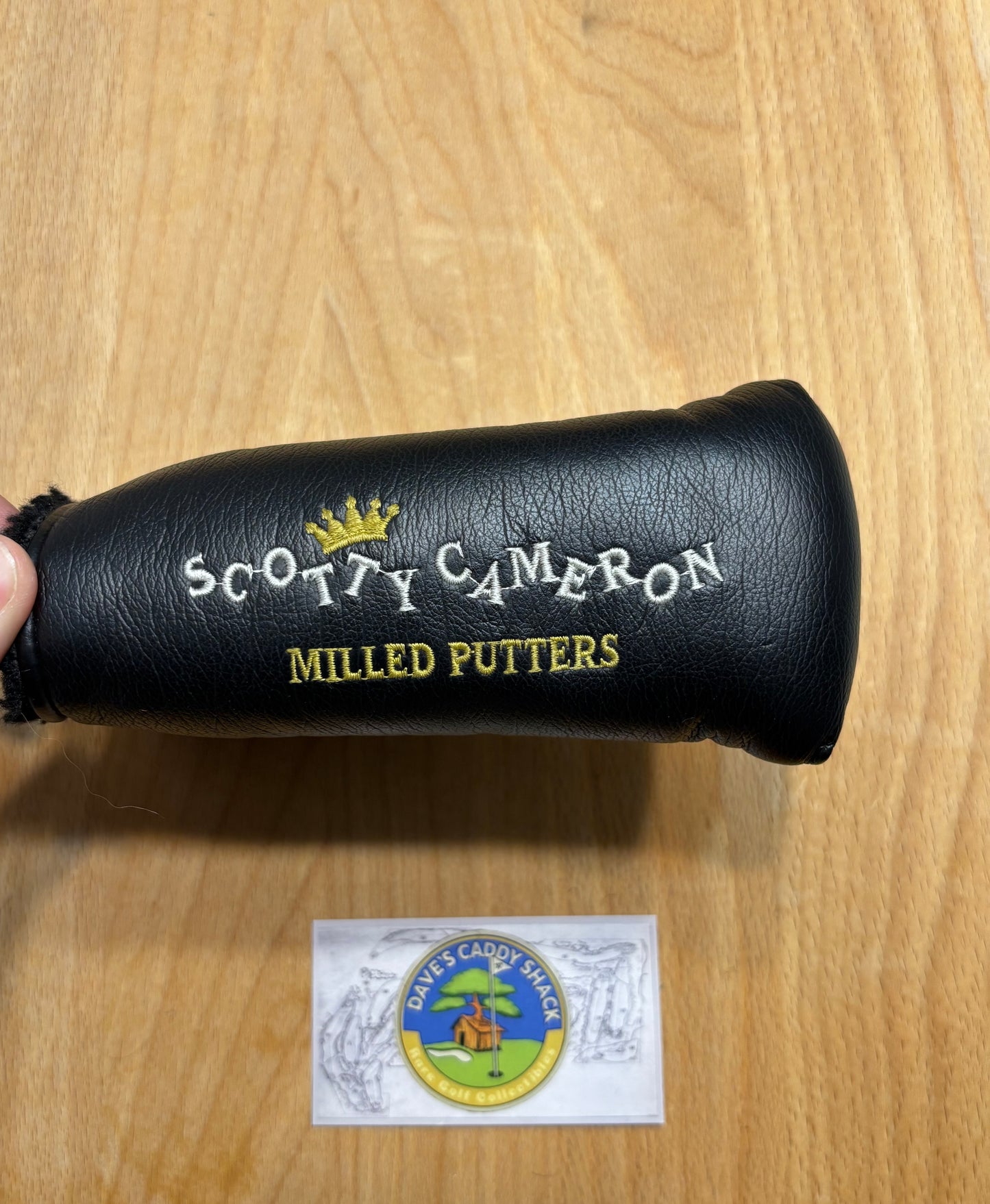 1990s Scotty Cameron Milled Putters NOS Black Leather Headcover