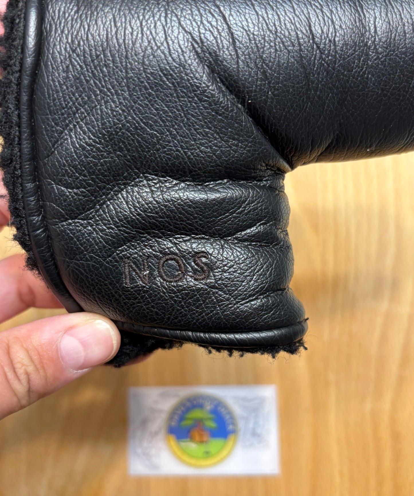 1990s Scotty Cameron Milled Putters NOS Black Leather Headcover