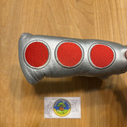 2008 Scotty Cameron Newport Silver Cherry Dot Headcover