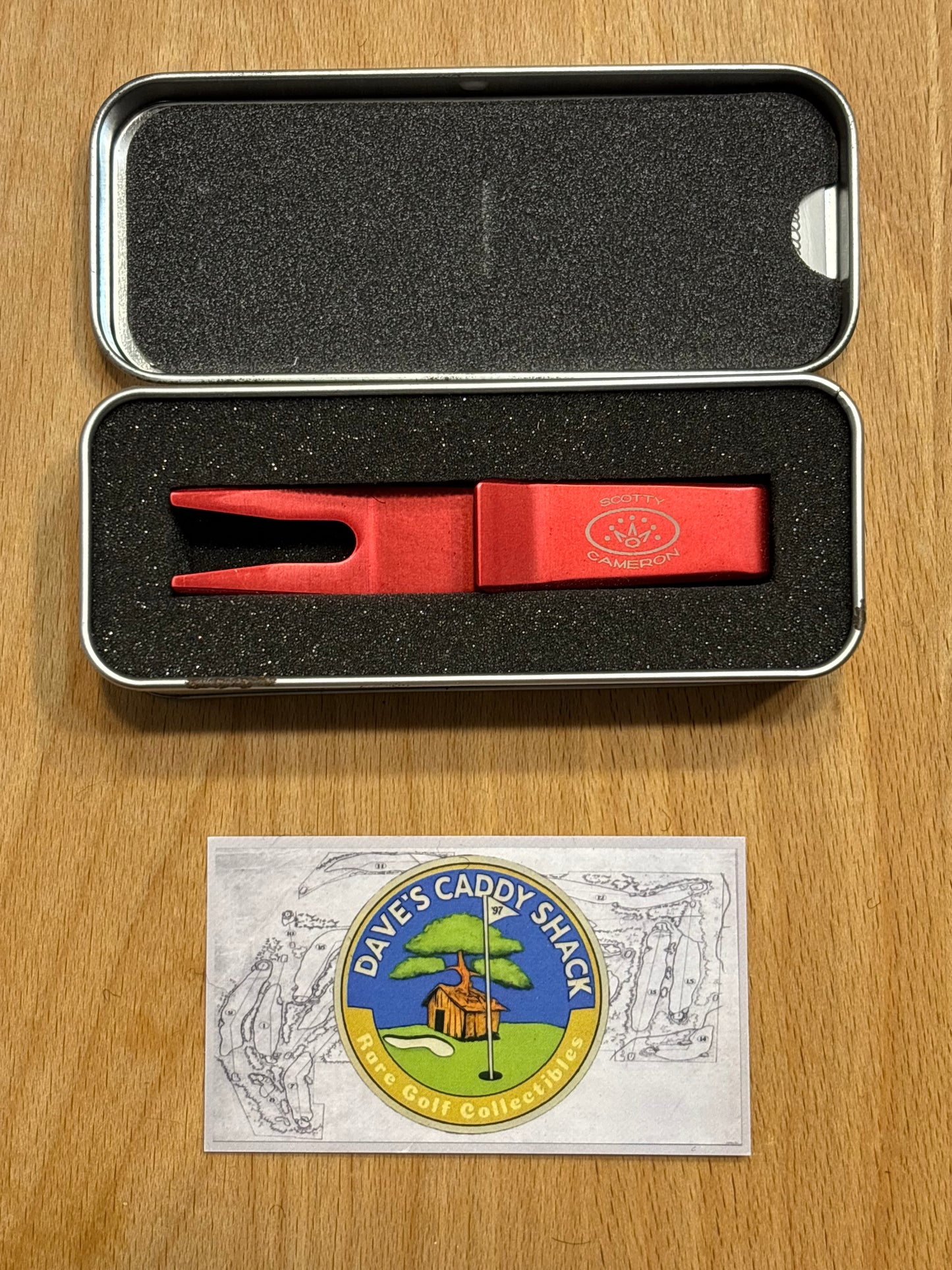 2000s Scotty Cameron Crown Logo Pivot Tool Red