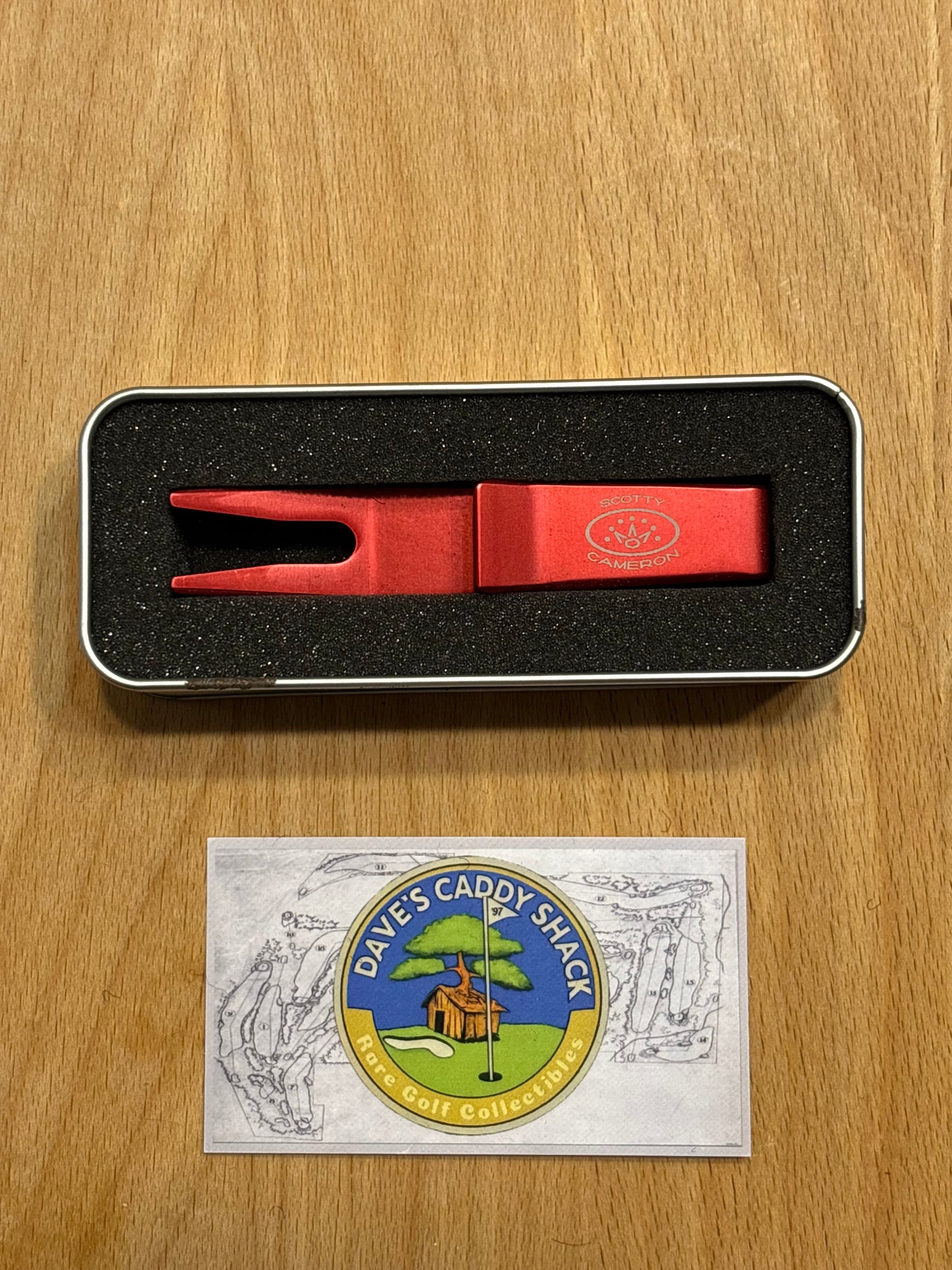 2000s Scotty Cameron Crown Logo Pivot Tool Red