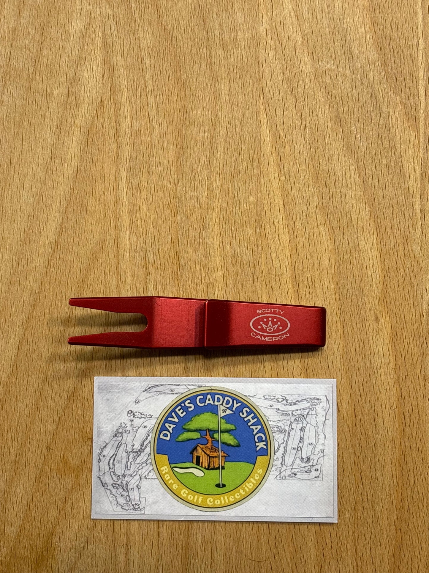 2000s Scotty Cameron Crown Logo Pivot Tool Red