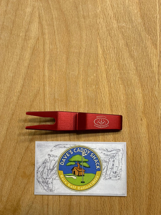 2000s Scotty Cameron Crown Logo Pivot Tool Red