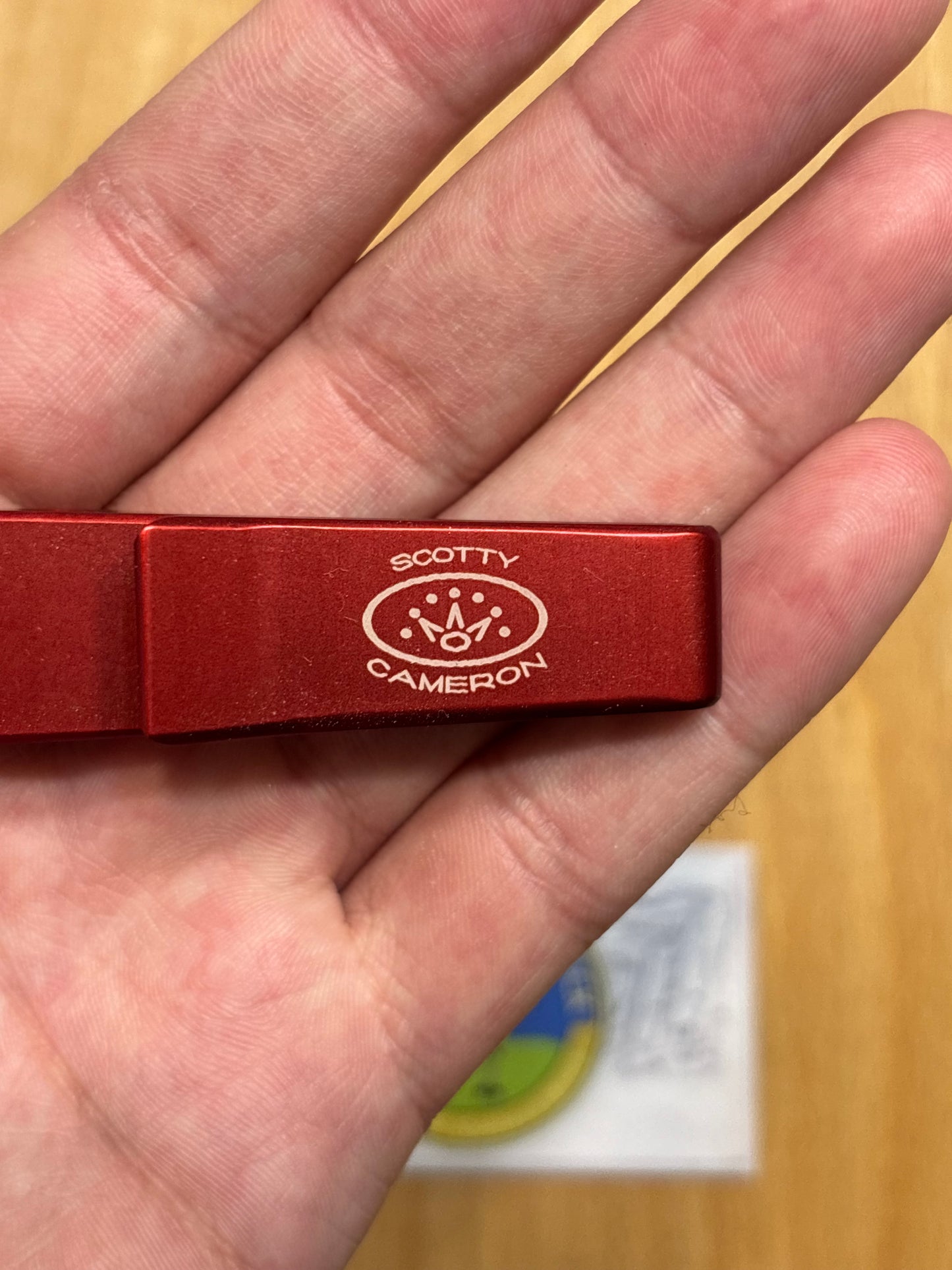 2000s Scotty Cameron Crown Logo Pivot Tool Red