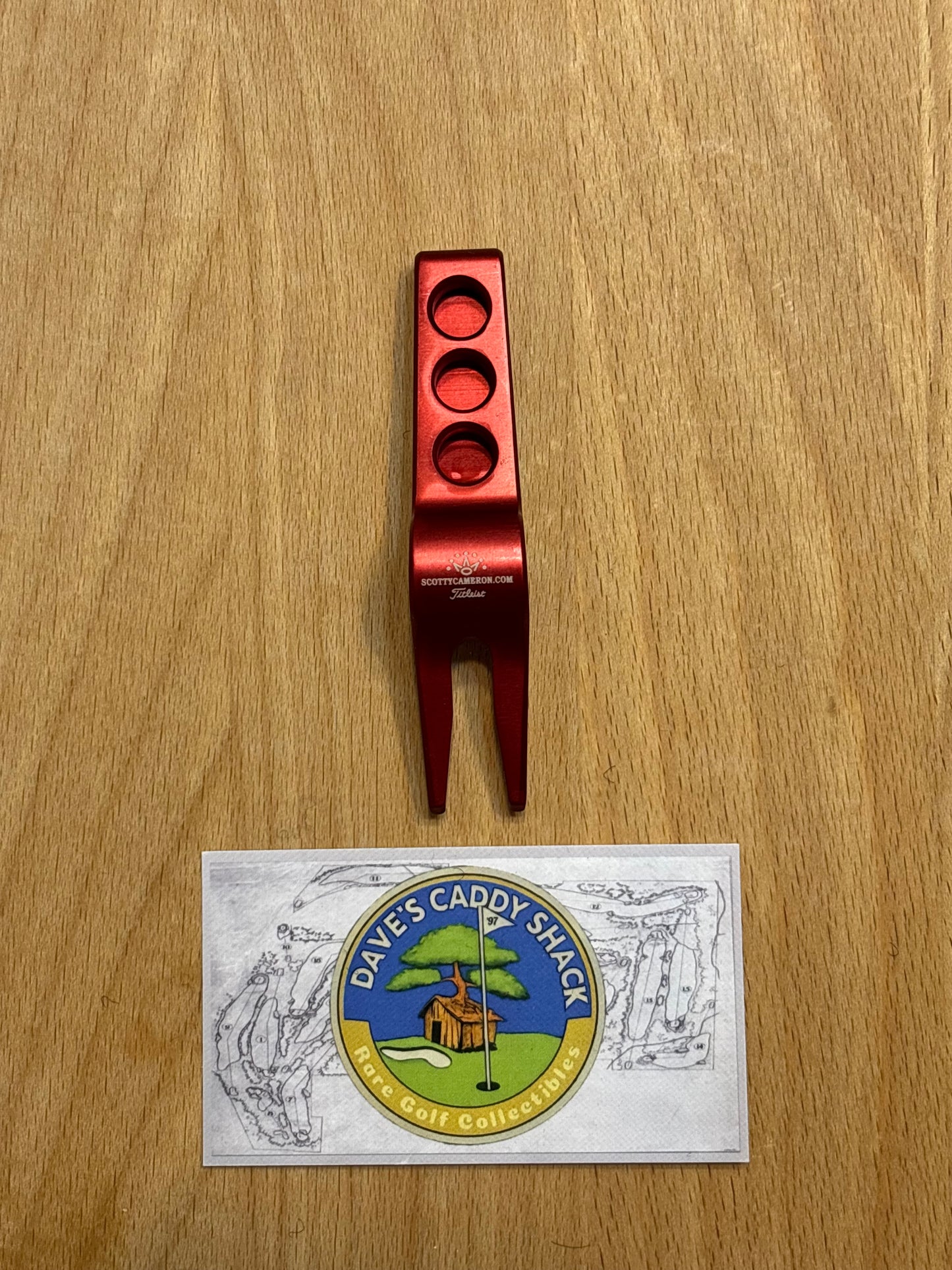 2000s Scotty Cameron Crown Logo Pivot Tool Red