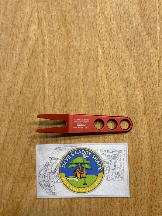 2000s Scotty Cameron Pivot Tool Red