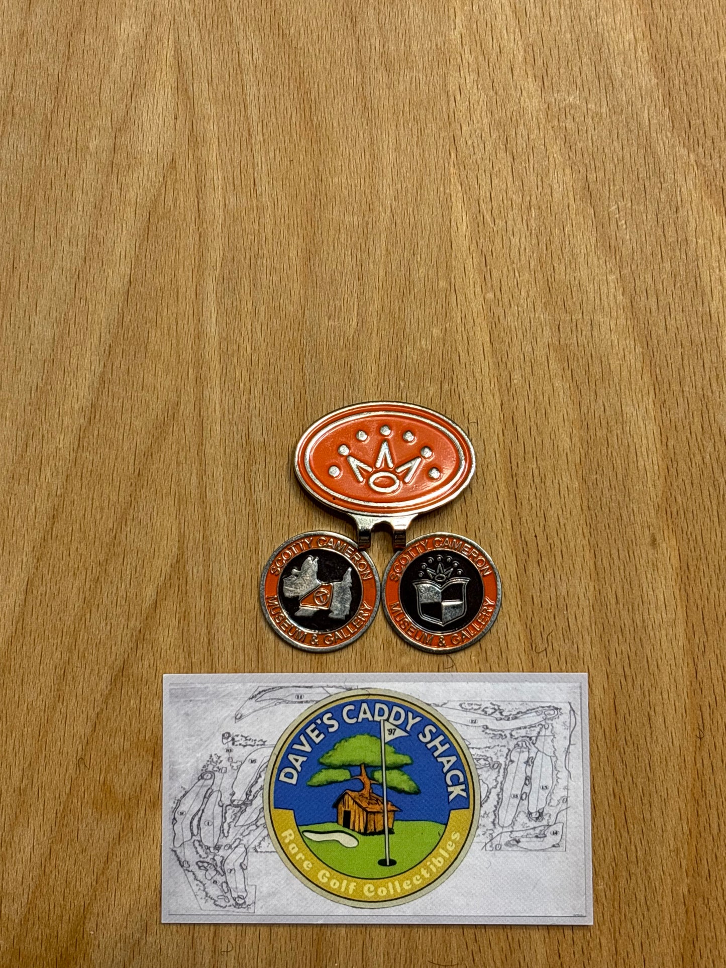 2007 Scotty Cameron Museum & Gallery Dog Ball Marker/Hat Clip