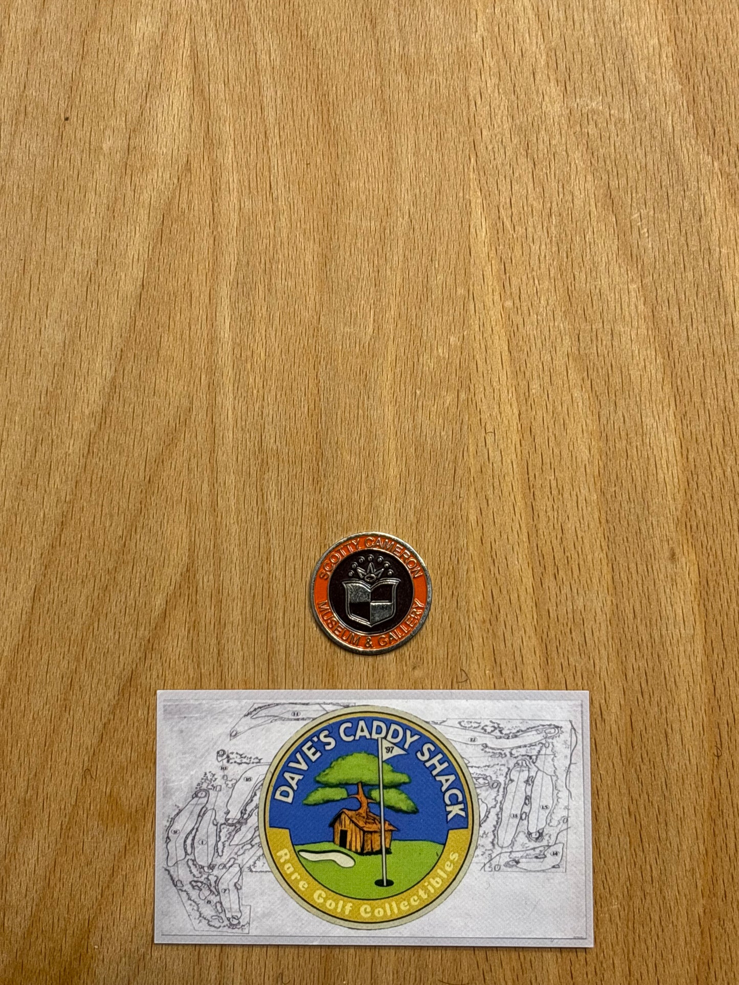 2007 Scotty Cameron Museum & Gallery Dog Ball Marker/Hat Clip