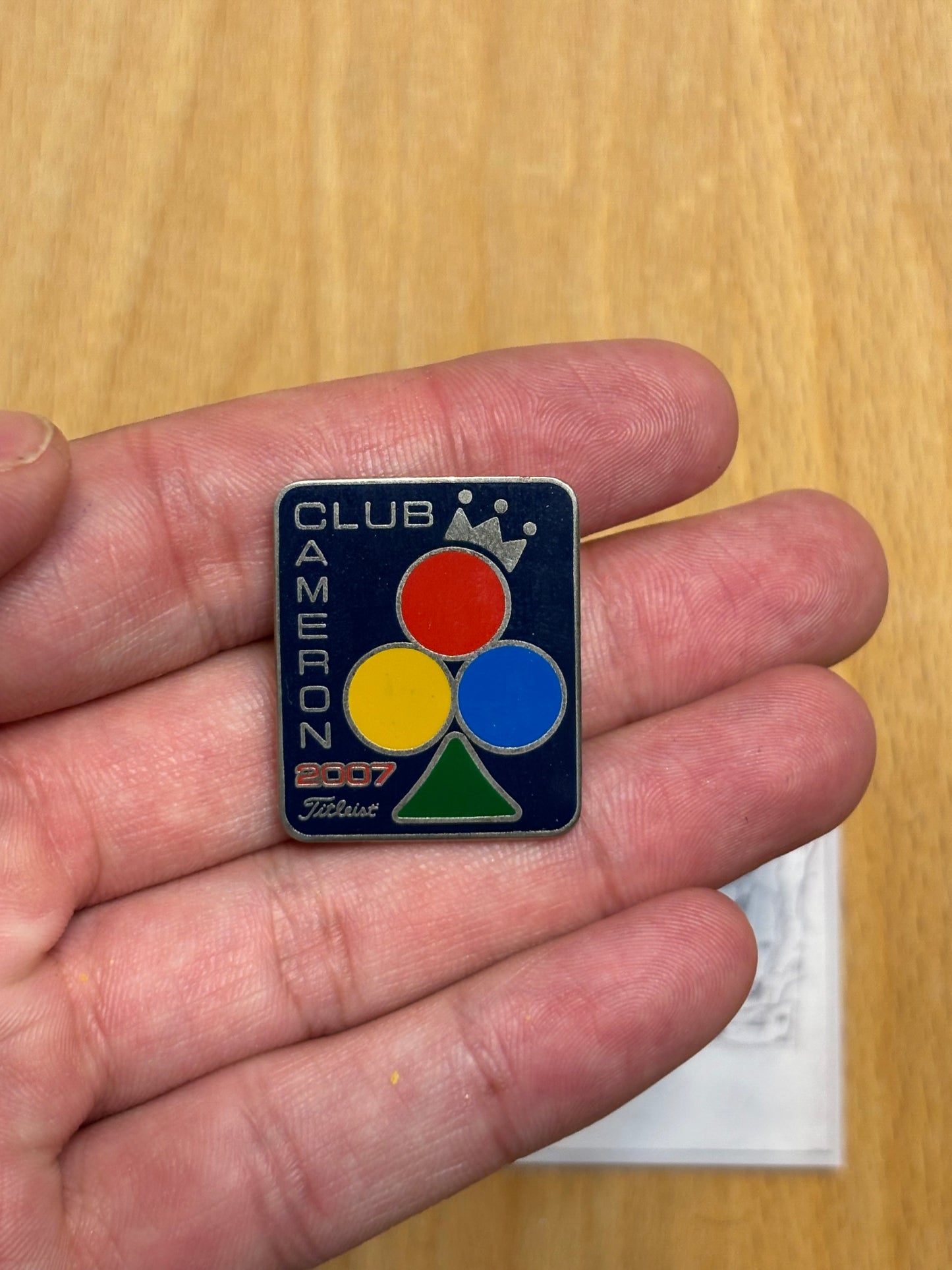 2007 Scotty Cameron Club Cameron Pin