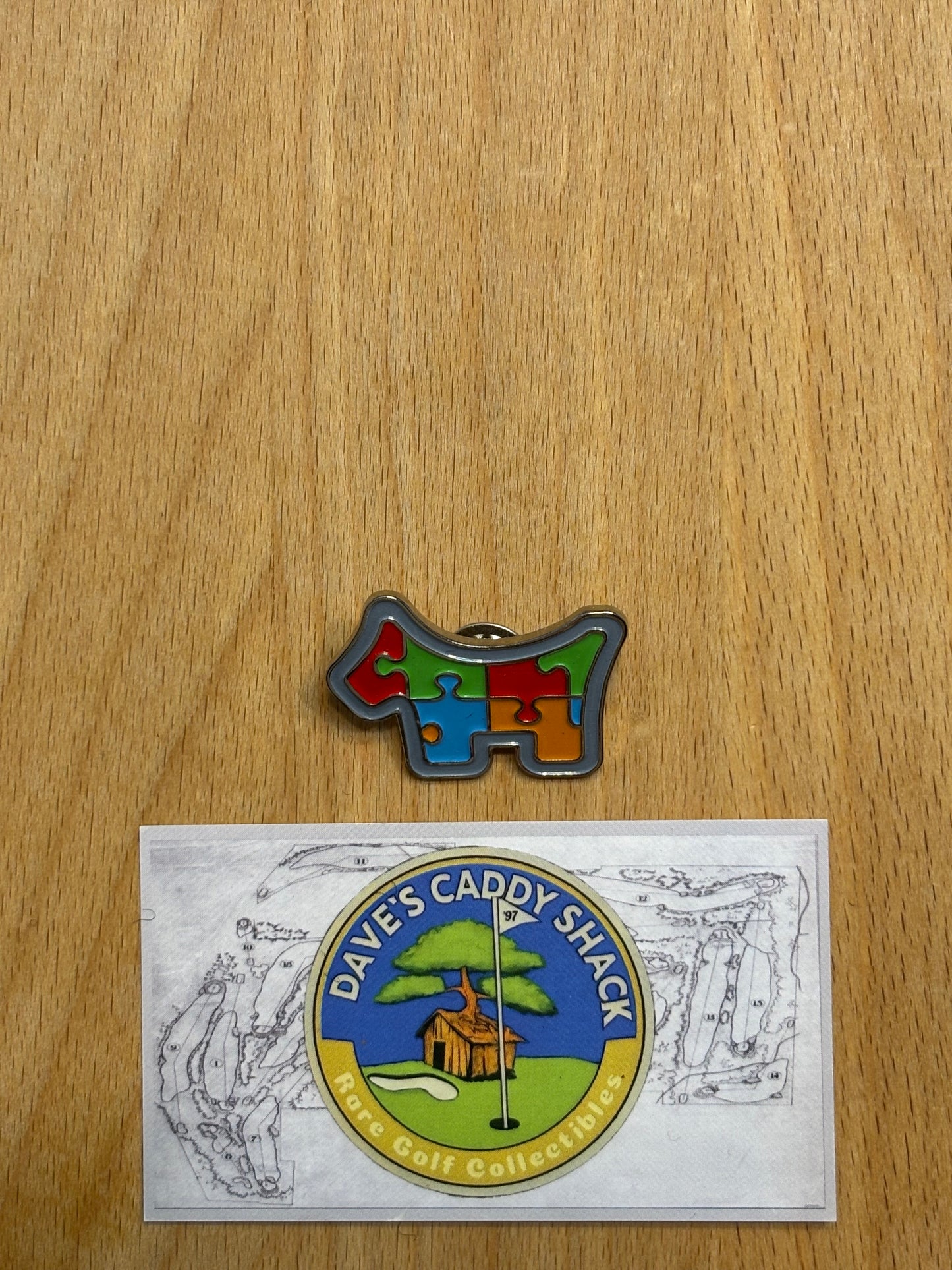 2014 Scotty Cameron Club Cameron Puzzle Dog Pin