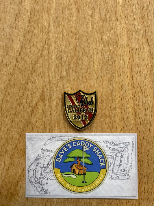 2012 Scotty Cameron Club Cameron Crest Pin