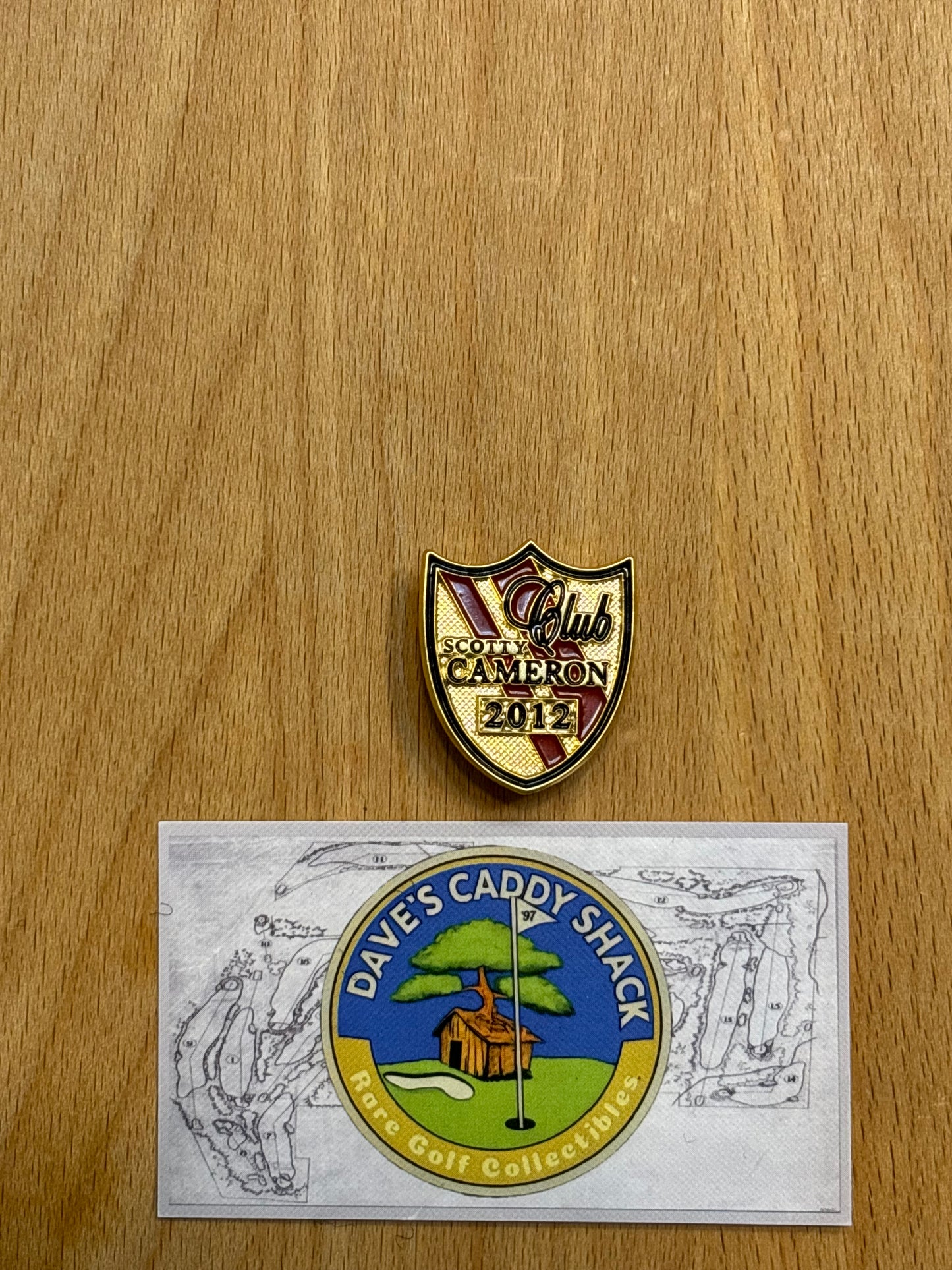 2012 Scotty Cameron Club Cameron Crest Pin