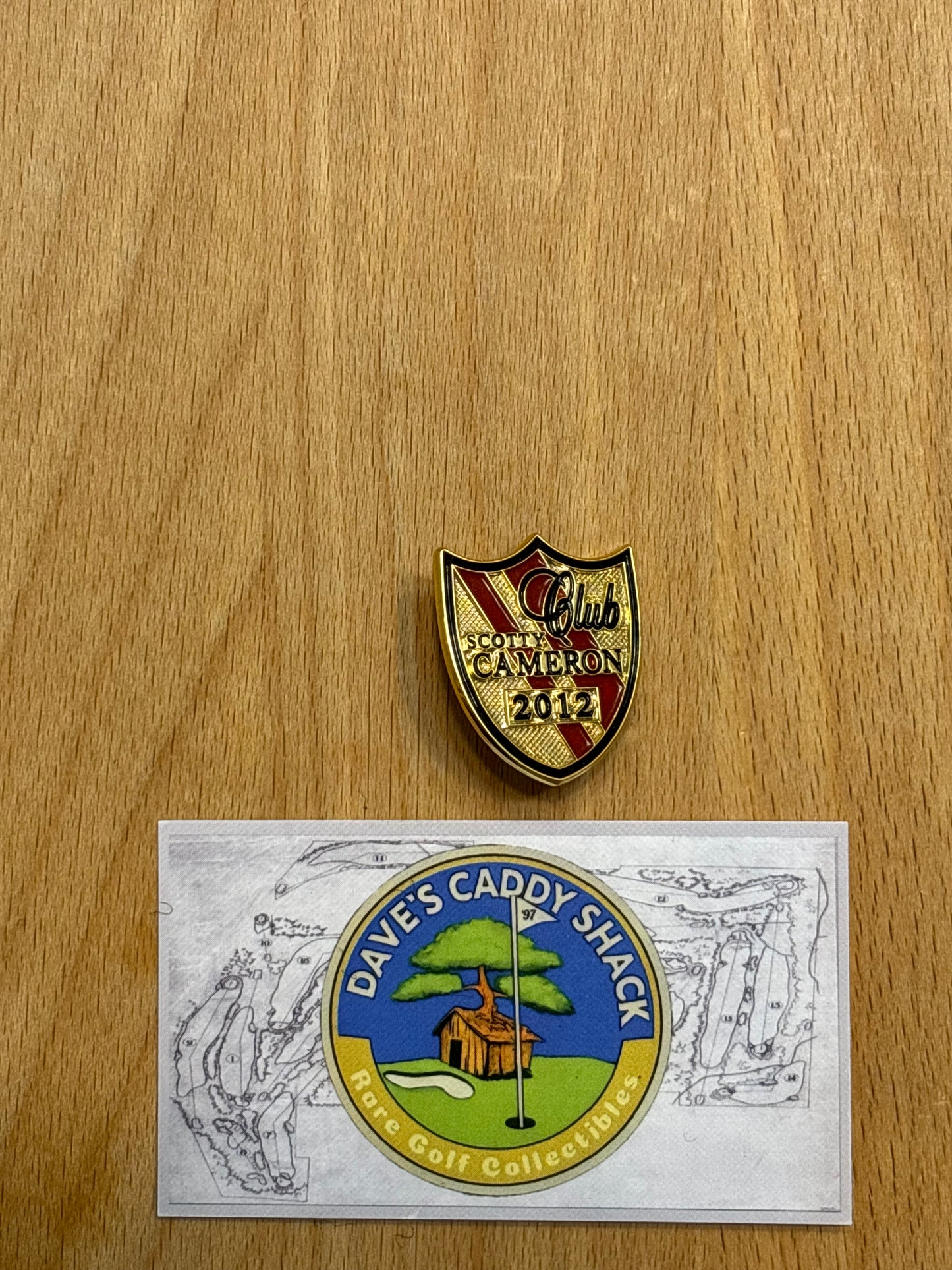 2012 Scotty Cameron Club Cameron Crest Pin