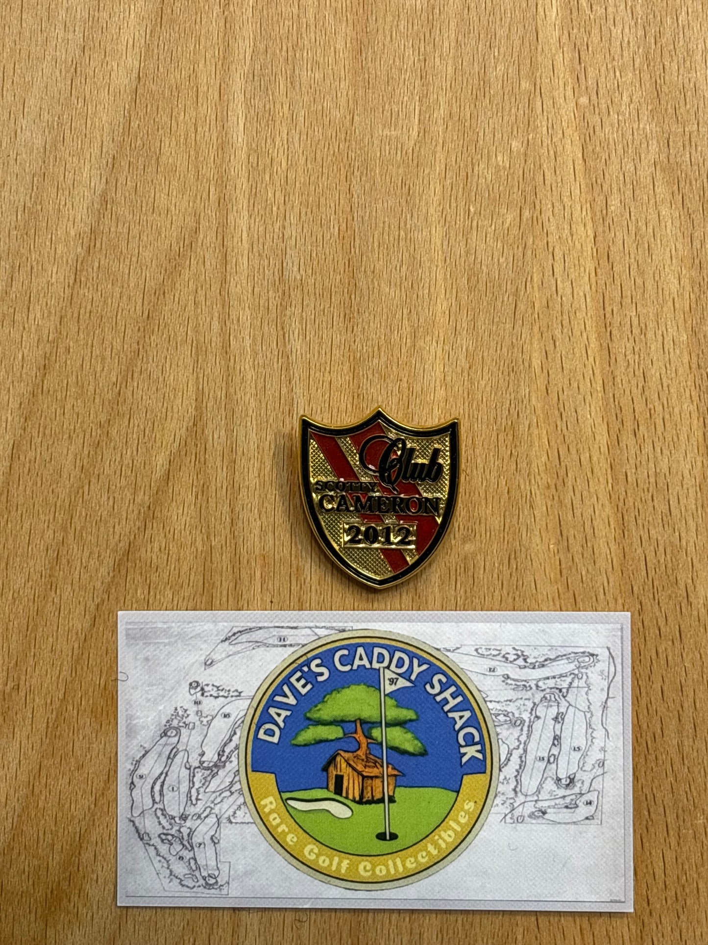 2012 Scotty Cameron Club Cameron Crest Pin