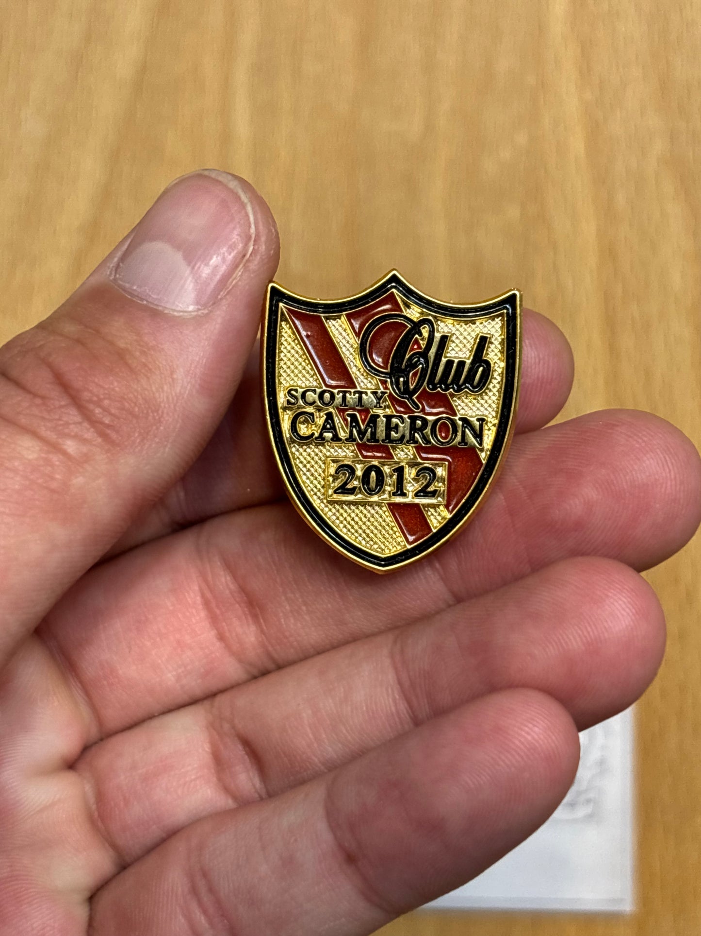 2012 Scotty Cameron Club Cameron Crest Pin