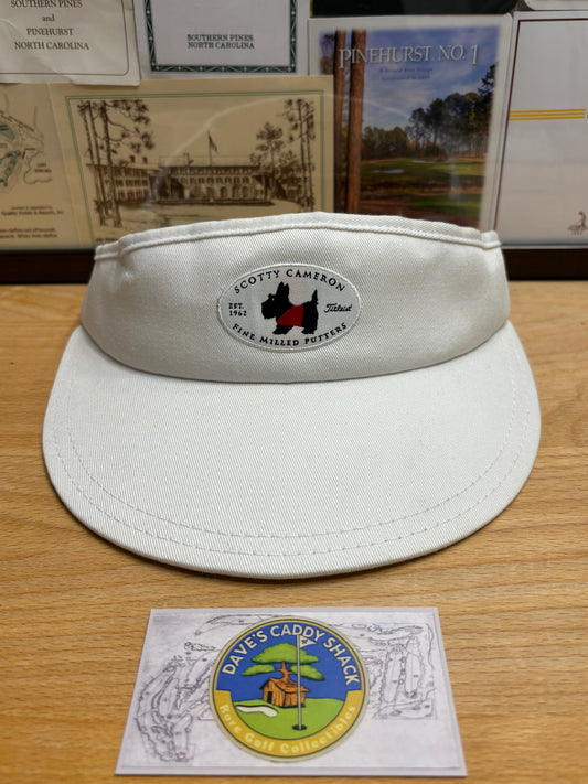 2000s Scotty Cameron Scotty Dog Japan Museum & Gallery Visor White