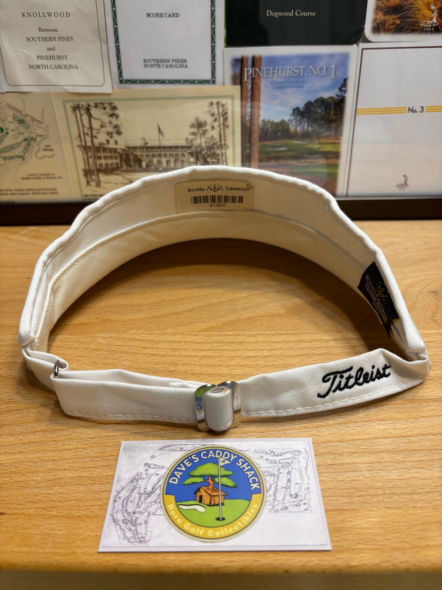 2000s Scotty Cameron Scotty Dog Japan Museum & Gallery Visor White