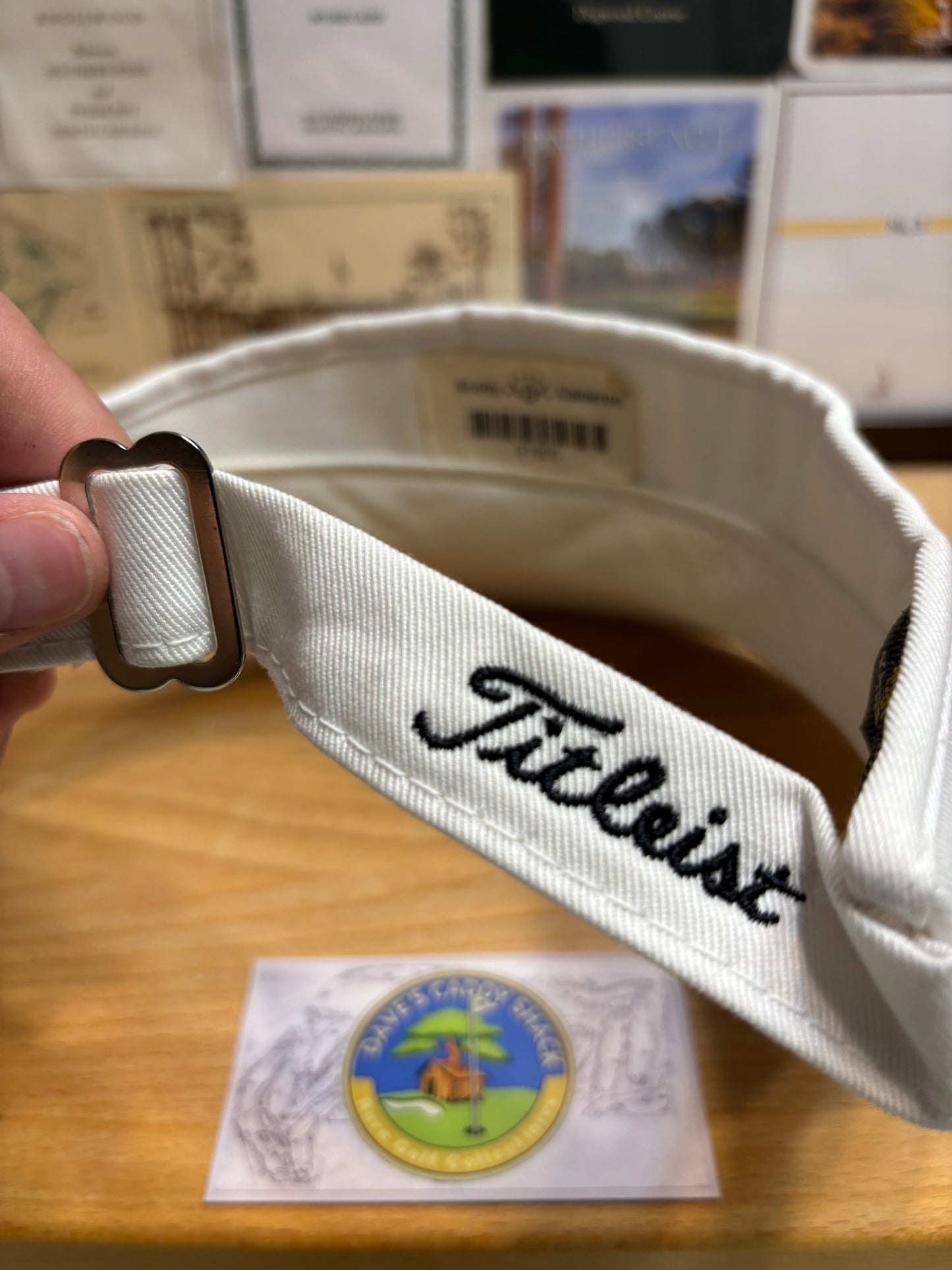 2000s Scotty Cameron Scotty Dog Japan Museum & Gallery Visor White