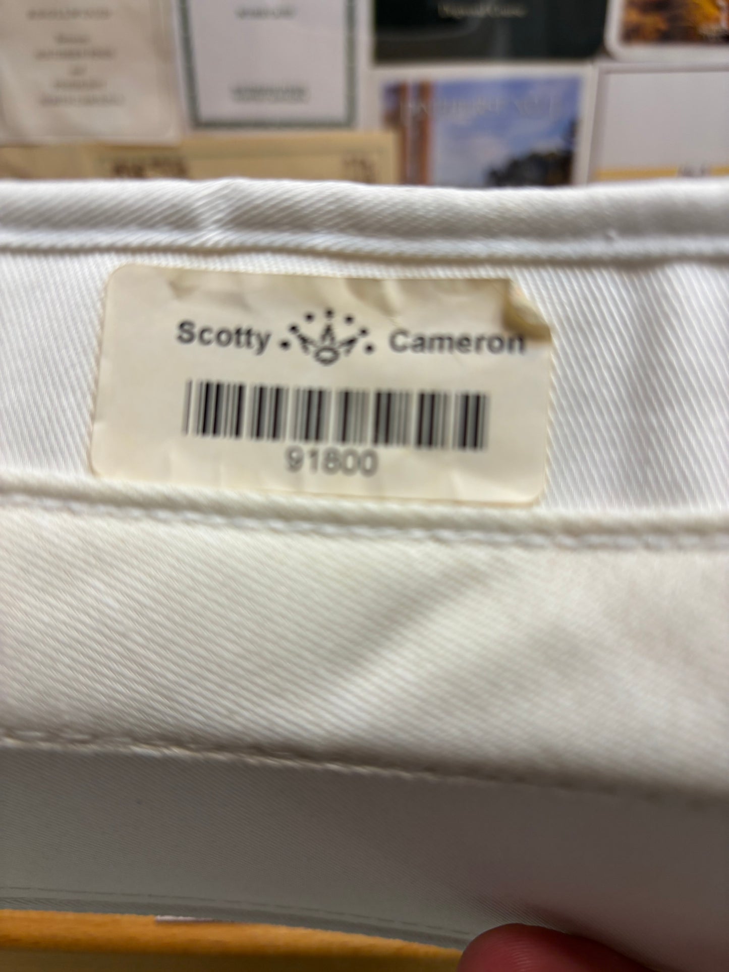 2000s Scotty Cameron Scotty Dog Japan Museum & Gallery Visor White