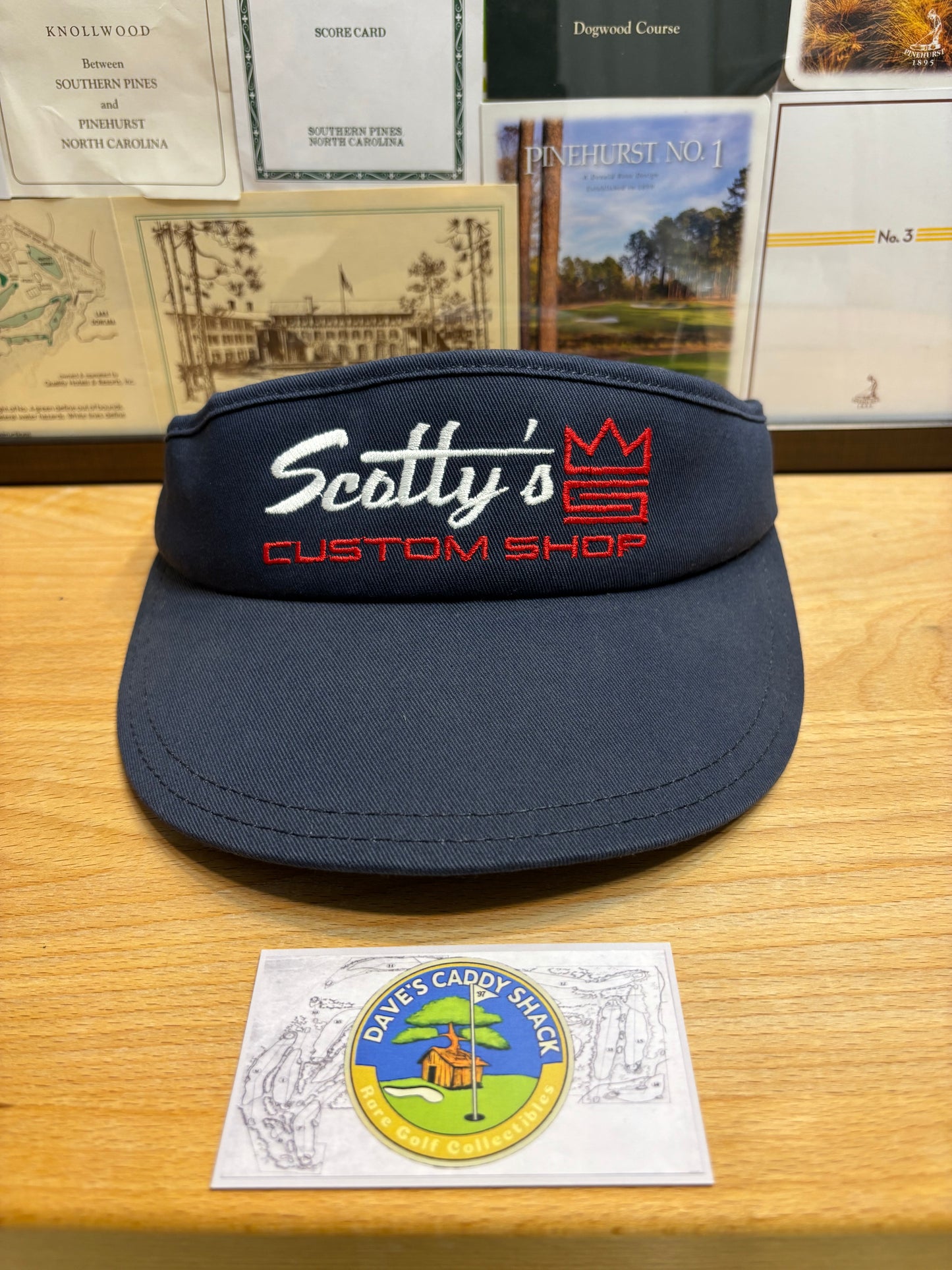 2000s Scotty Cameron Scotty's Custom Shop Visor Navy