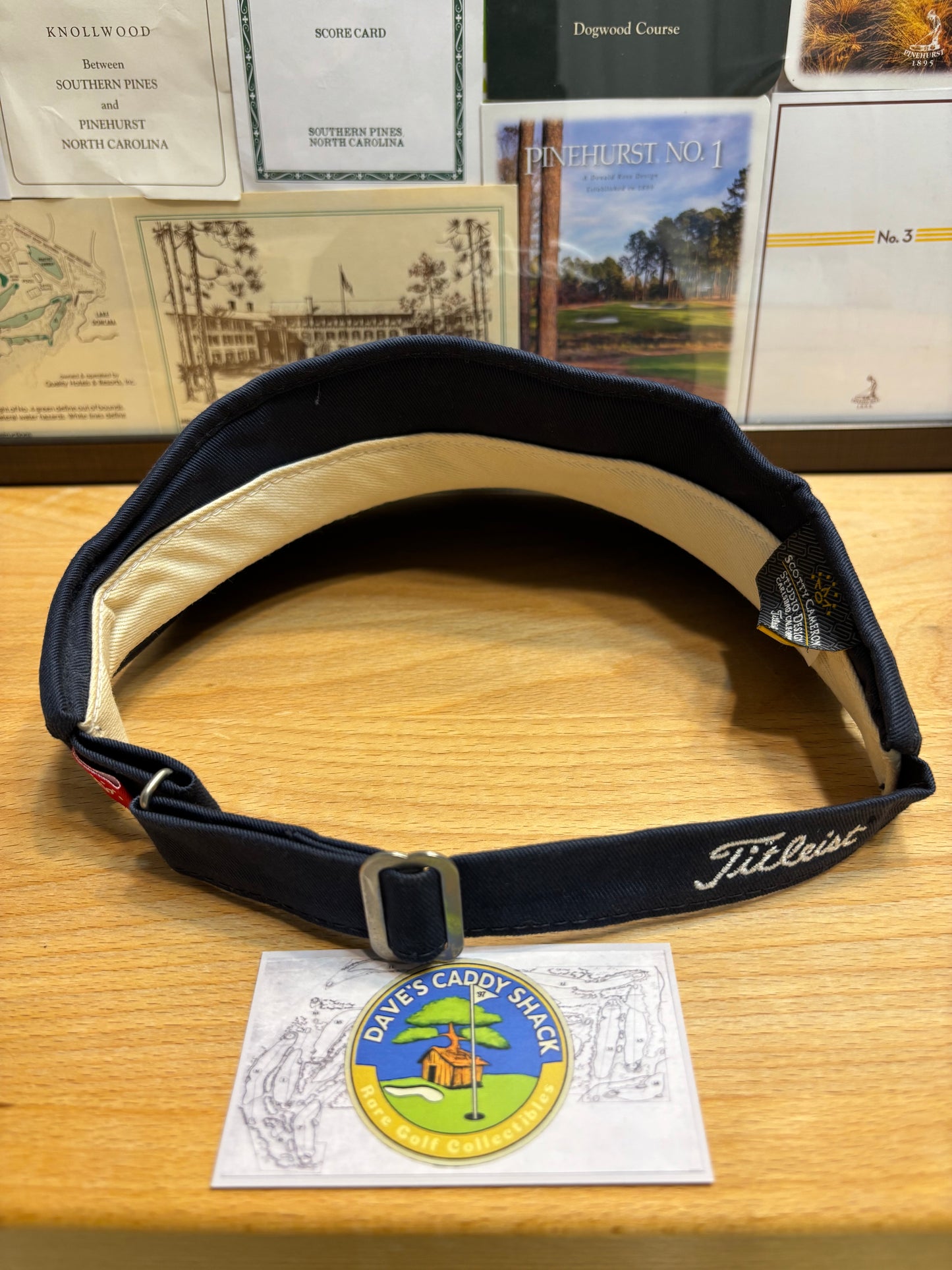 2000s Scotty Cameron Scotty's Custom Shop Visor Navy