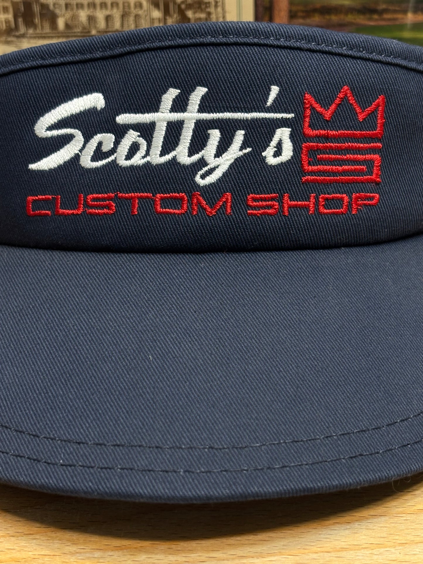 2000s Scotty Cameron Scotty's Custom Shop Visor Navy