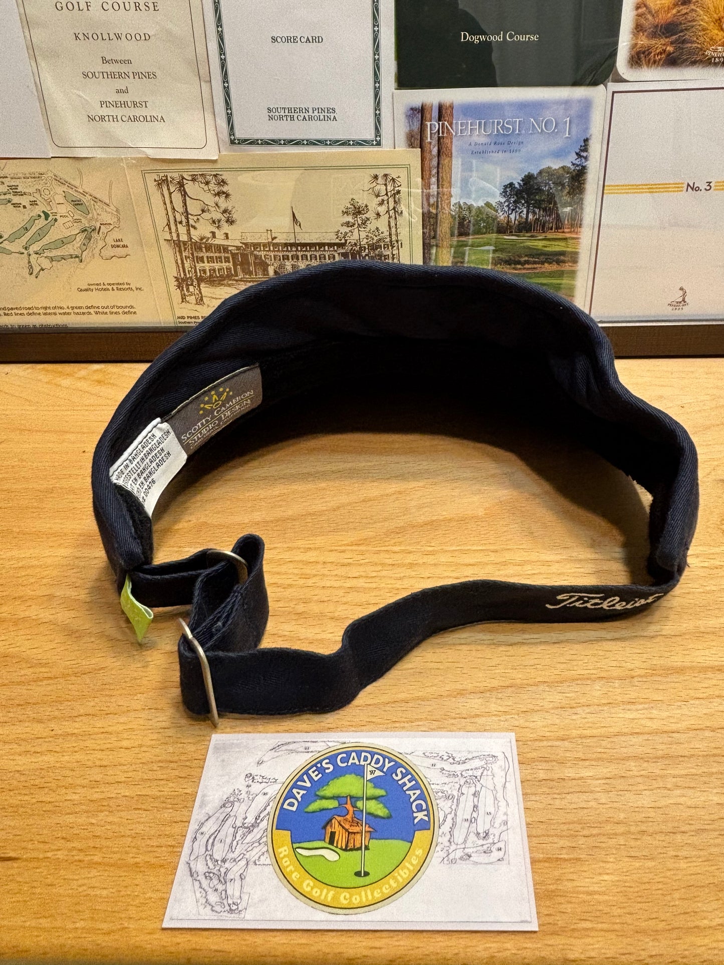 2000s Scotty Cameron Scotty's Hi Performance Putters Visor Navy/Yellow