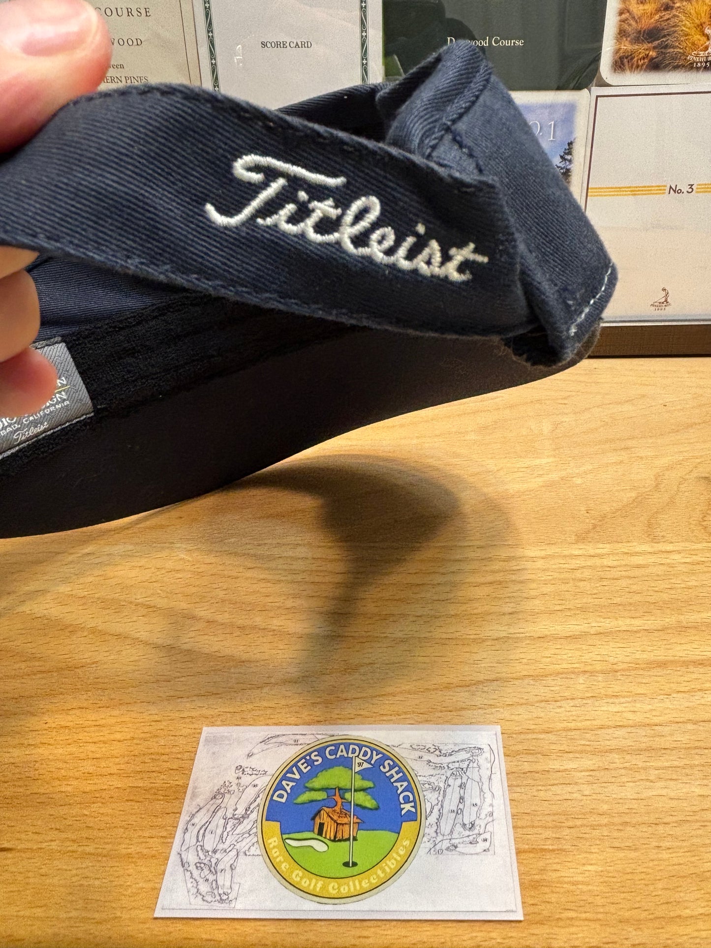 2000s Scotty Cameron Scotty's Hi Performance Putters Visor Navy/Yellow