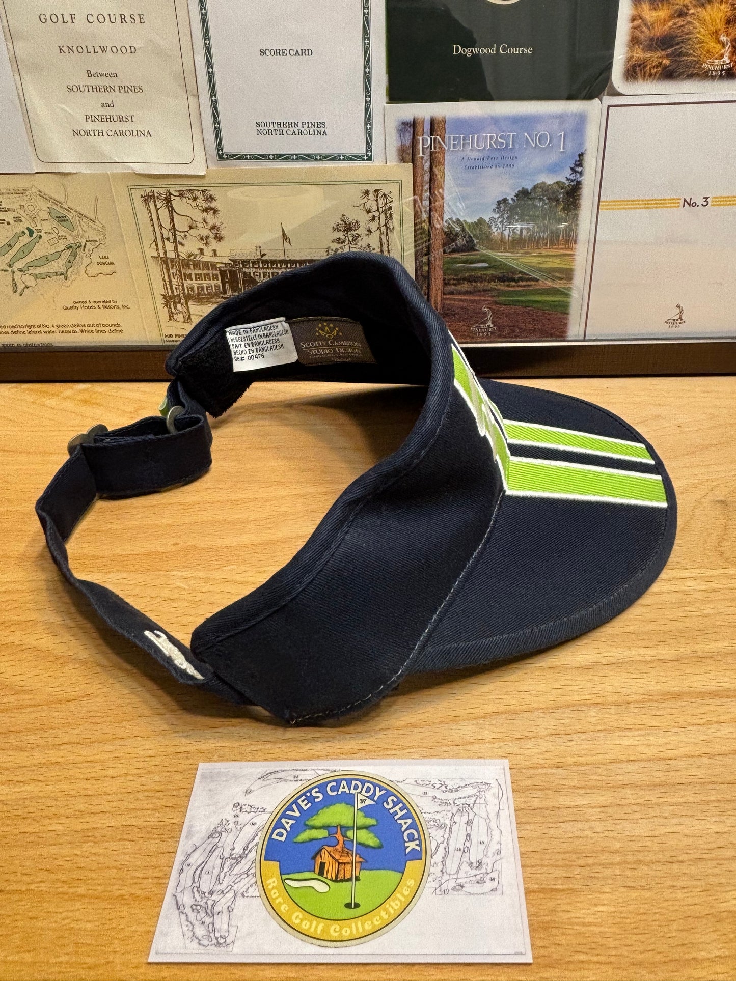 2000s Scotty Cameron Scotty's Hi Performance Putters Visor Navy/Yellow