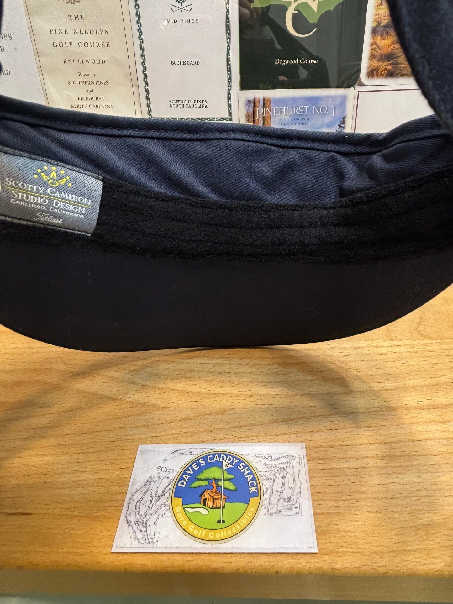 2000s Scotty Cameron Scotty's Hi Performance Putters Visor Navy/Yellow