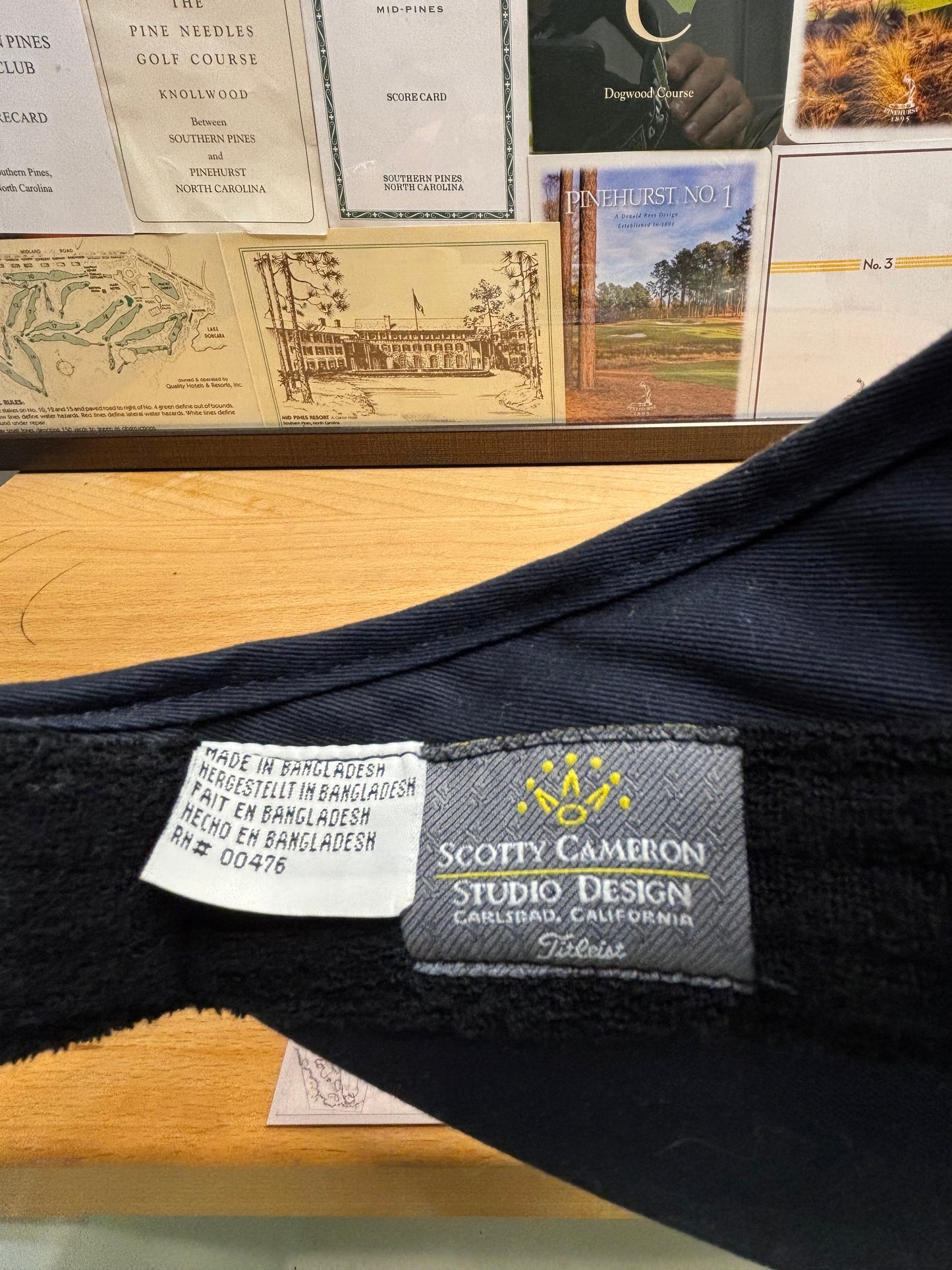 2000s Scotty Cameron Scotty's Hi Performance Putters Visor Navy/Yellow