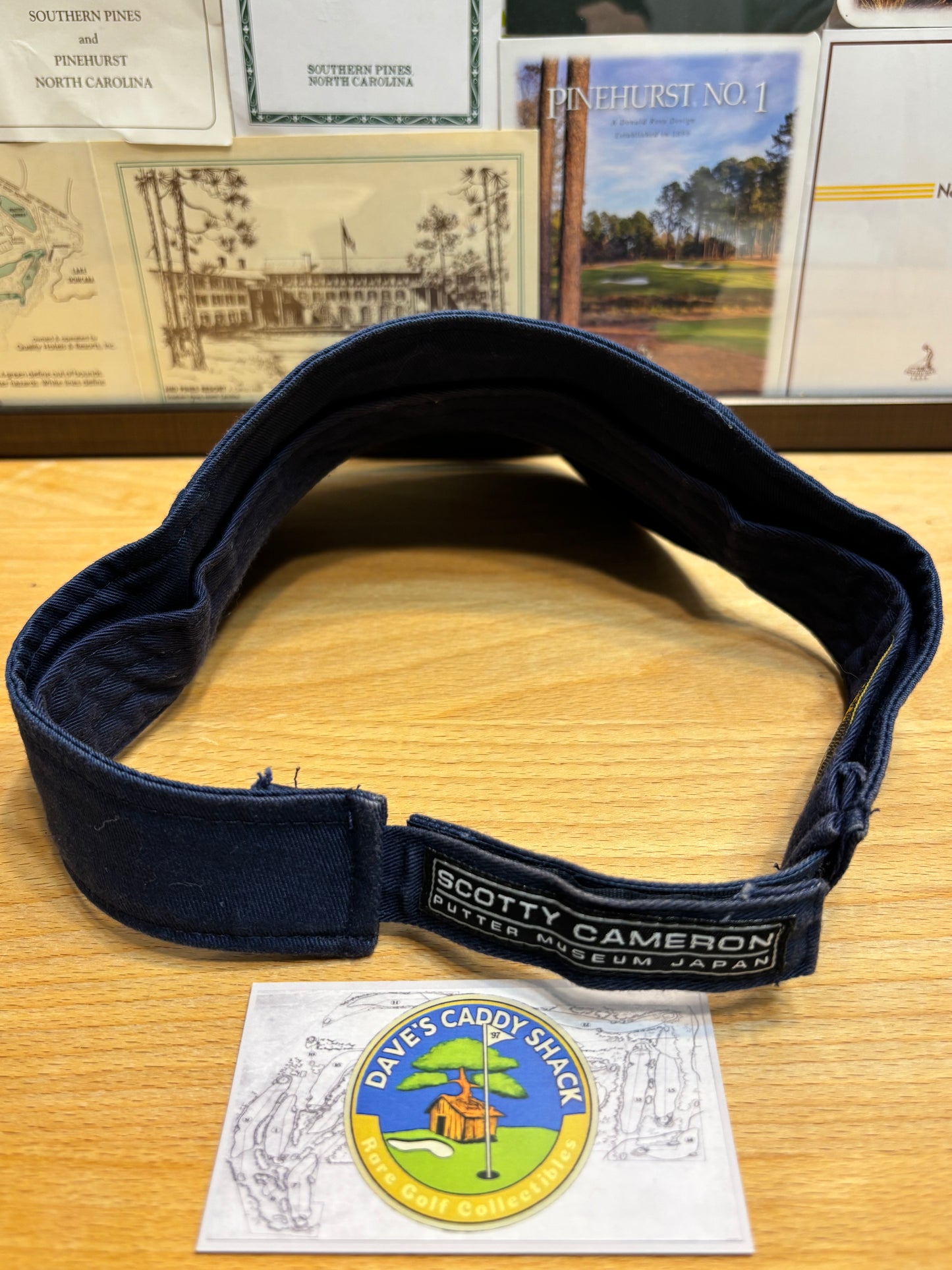 2000s Scotty Cameron Japan Museum & Gallery Visor Navy