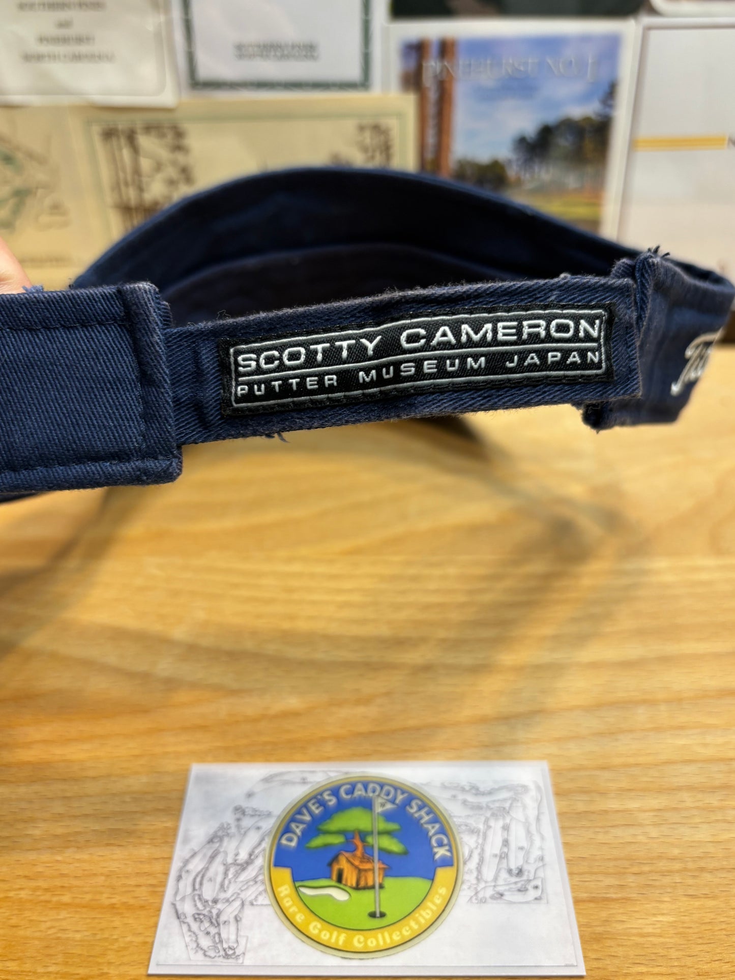 2000s Scotty Cameron Japan Museum & Gallery Visor Navy