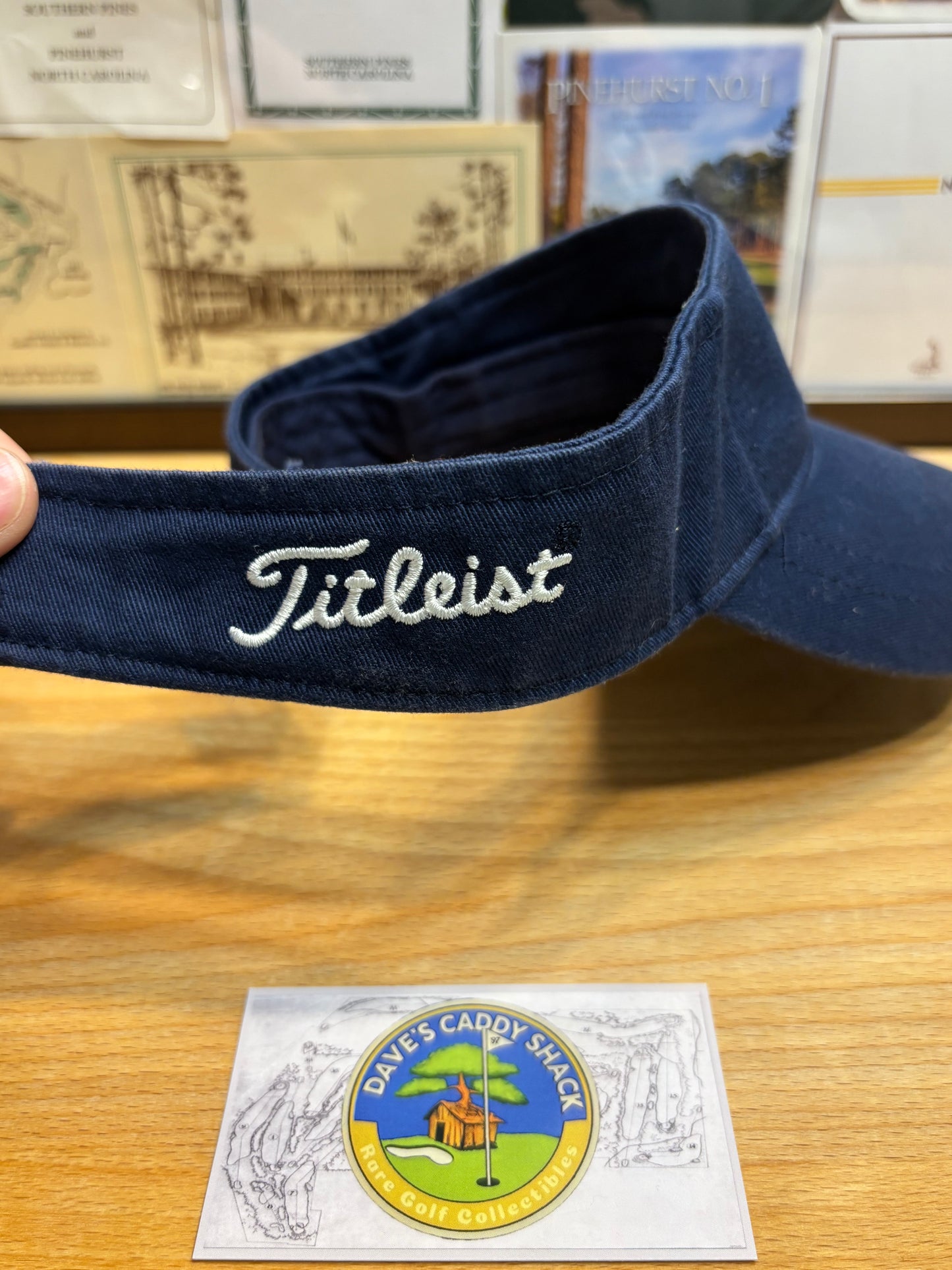 2000s Scotty Cameron Japan Museum & Gallery Visor Navy